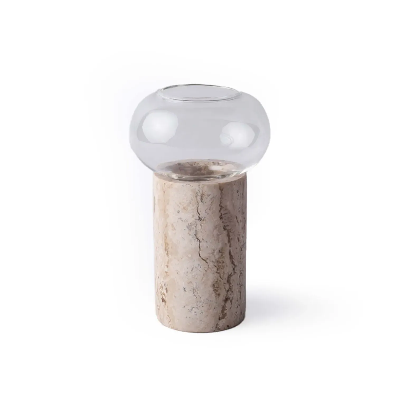 Soliflor Bubble Vase - Neutrals, Travertine