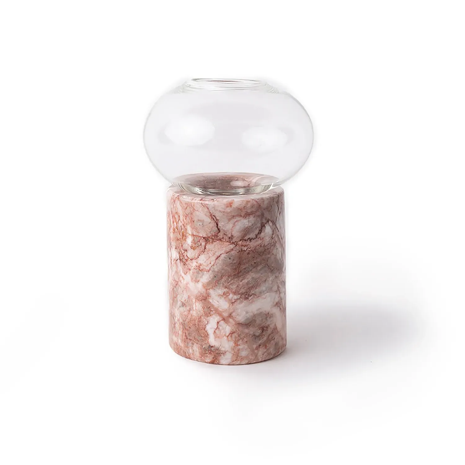 Soliflor Bubble Vase - Rose Gold, Marble