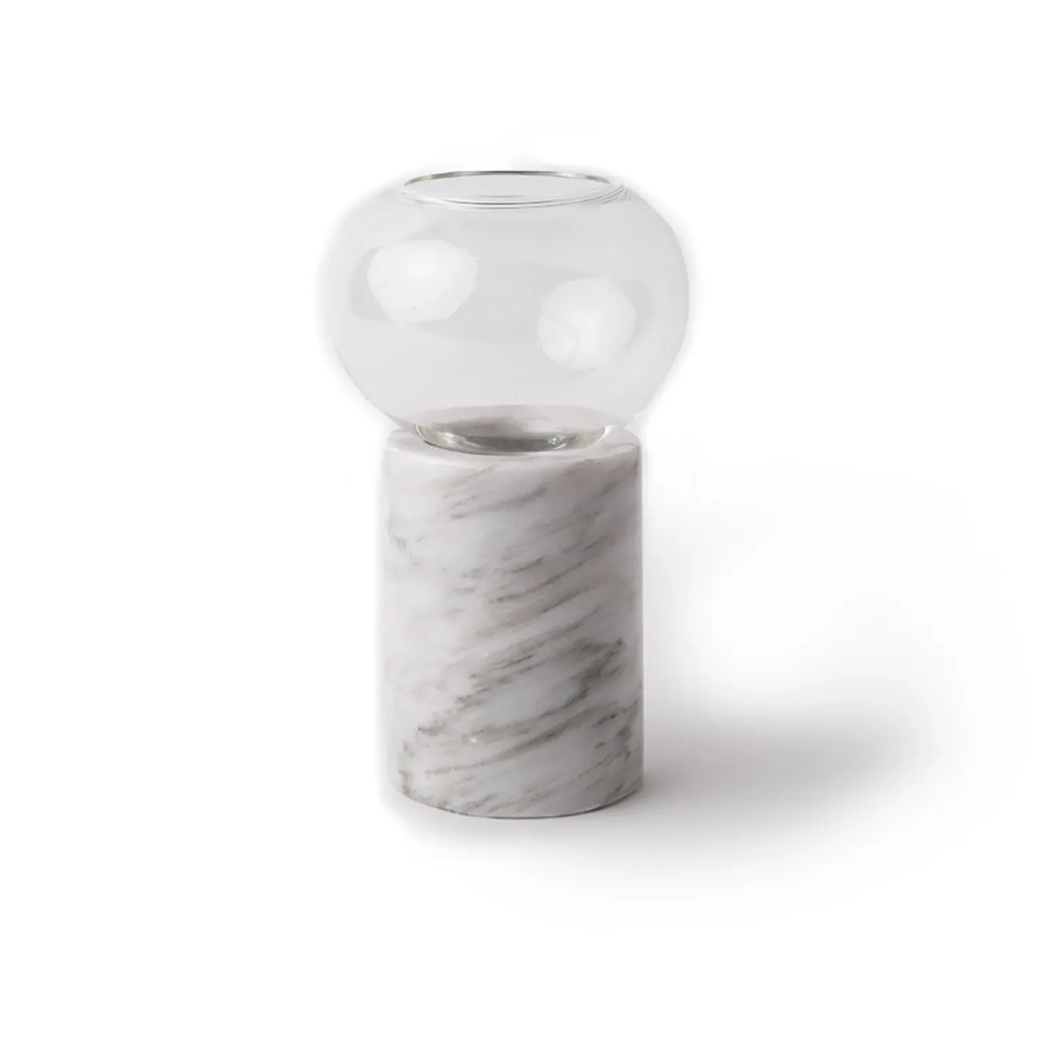Soliflor Bubble Vase - White, Marble