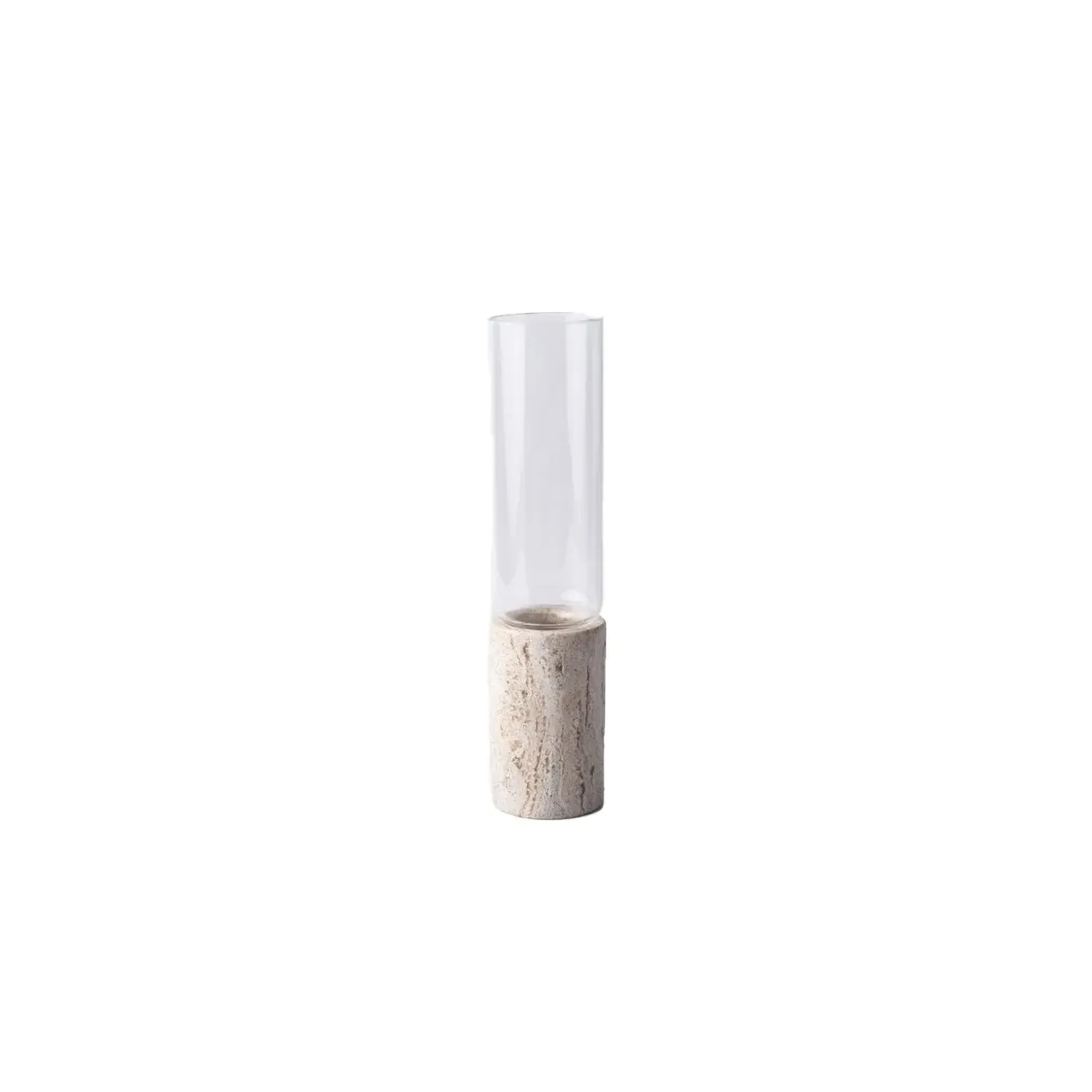 Soliflor Small Vase - Travertine, Marble