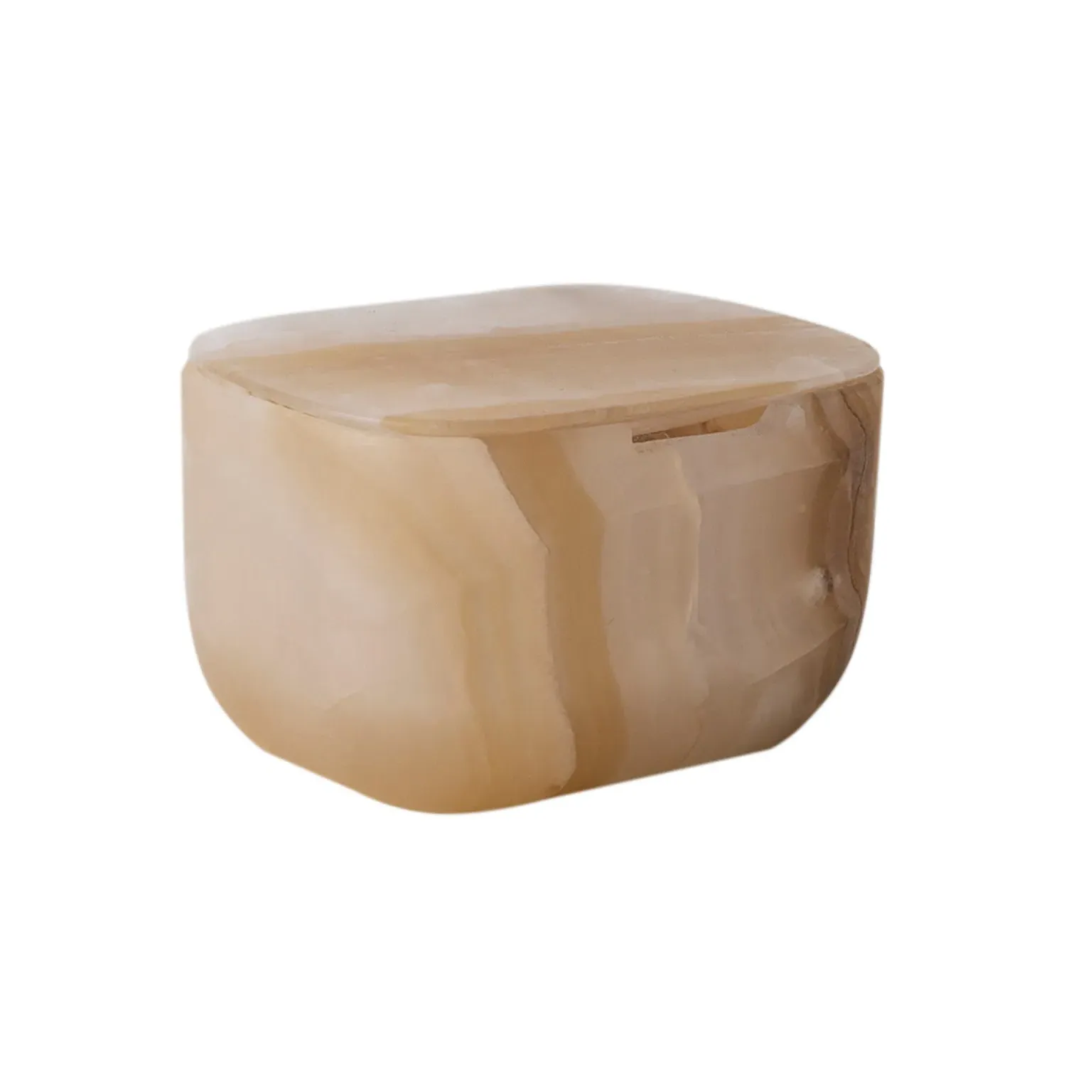 Square Container - Orange, Amber Onyx image