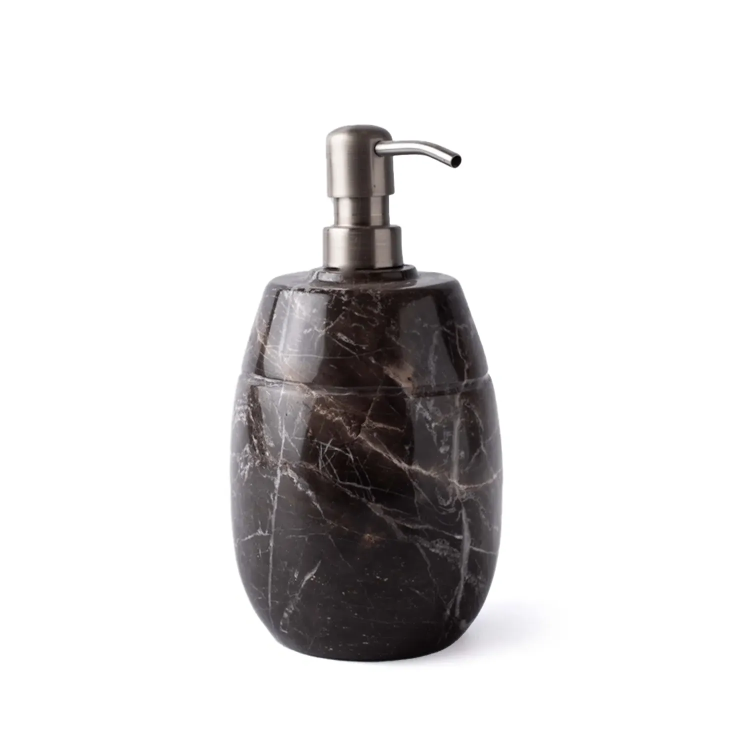 Vaina High Soap Dispenser - Black, Marble