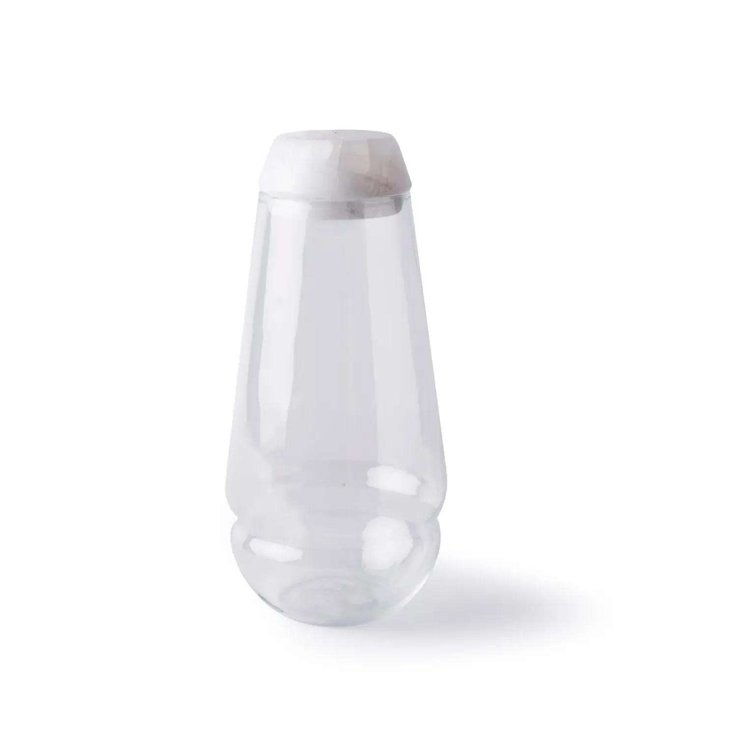 Vaina Water Pitcher - White, Marble