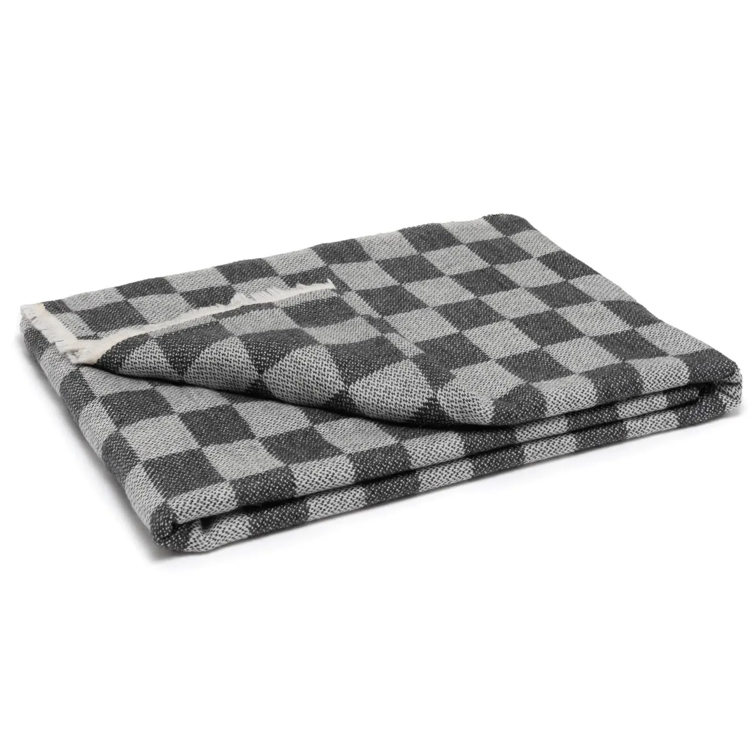 Checkered Throw - Wool, Cashmere image