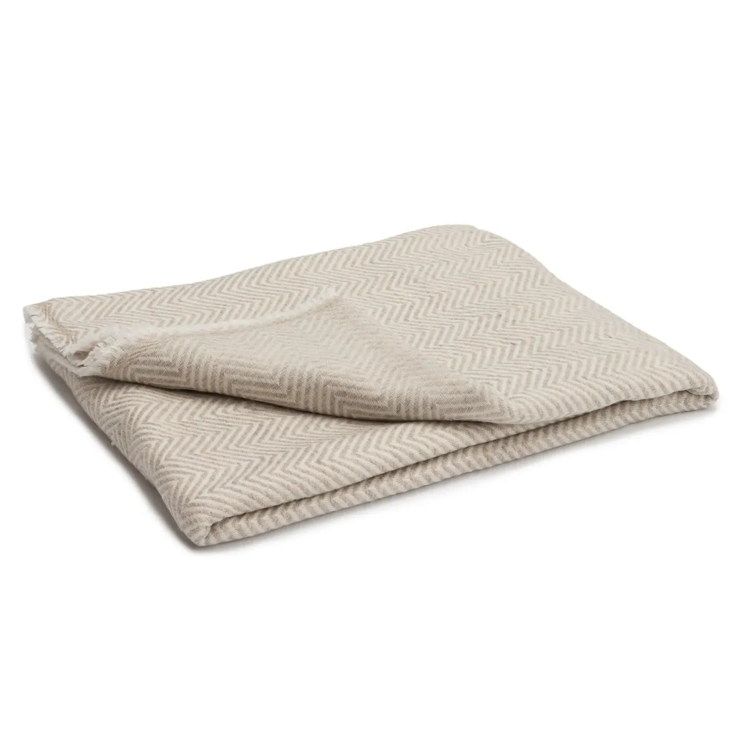 Zigzag Throw - Wheat