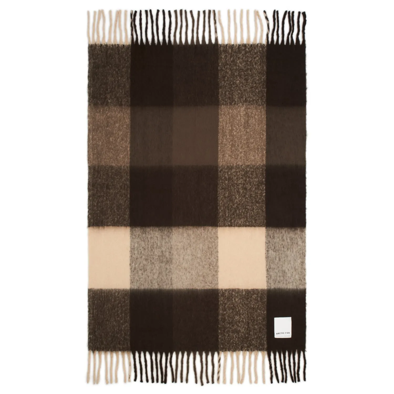 Reykjavik Throw - Brown, Recycled Polyester