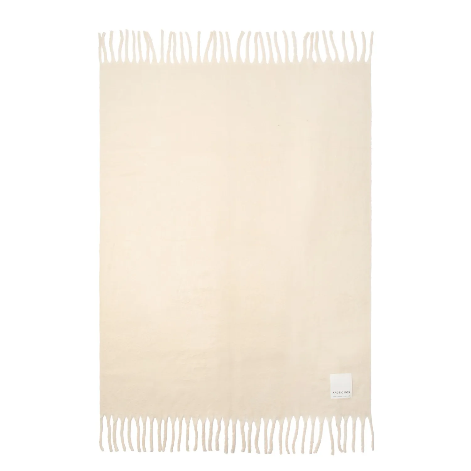 Reykjavik Throw - White, Recycled Polyester