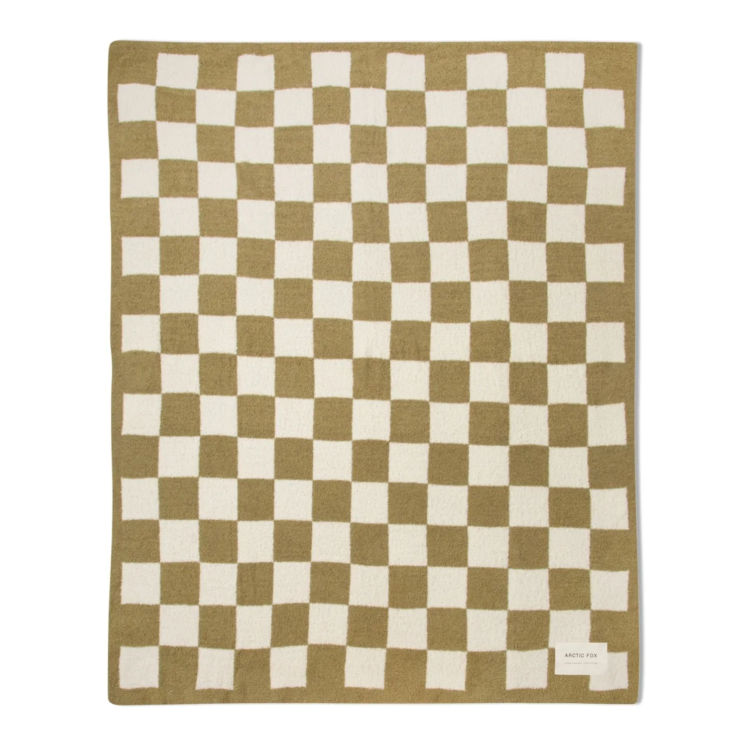 Teddy Throw - Khaki, Recycled Polyester