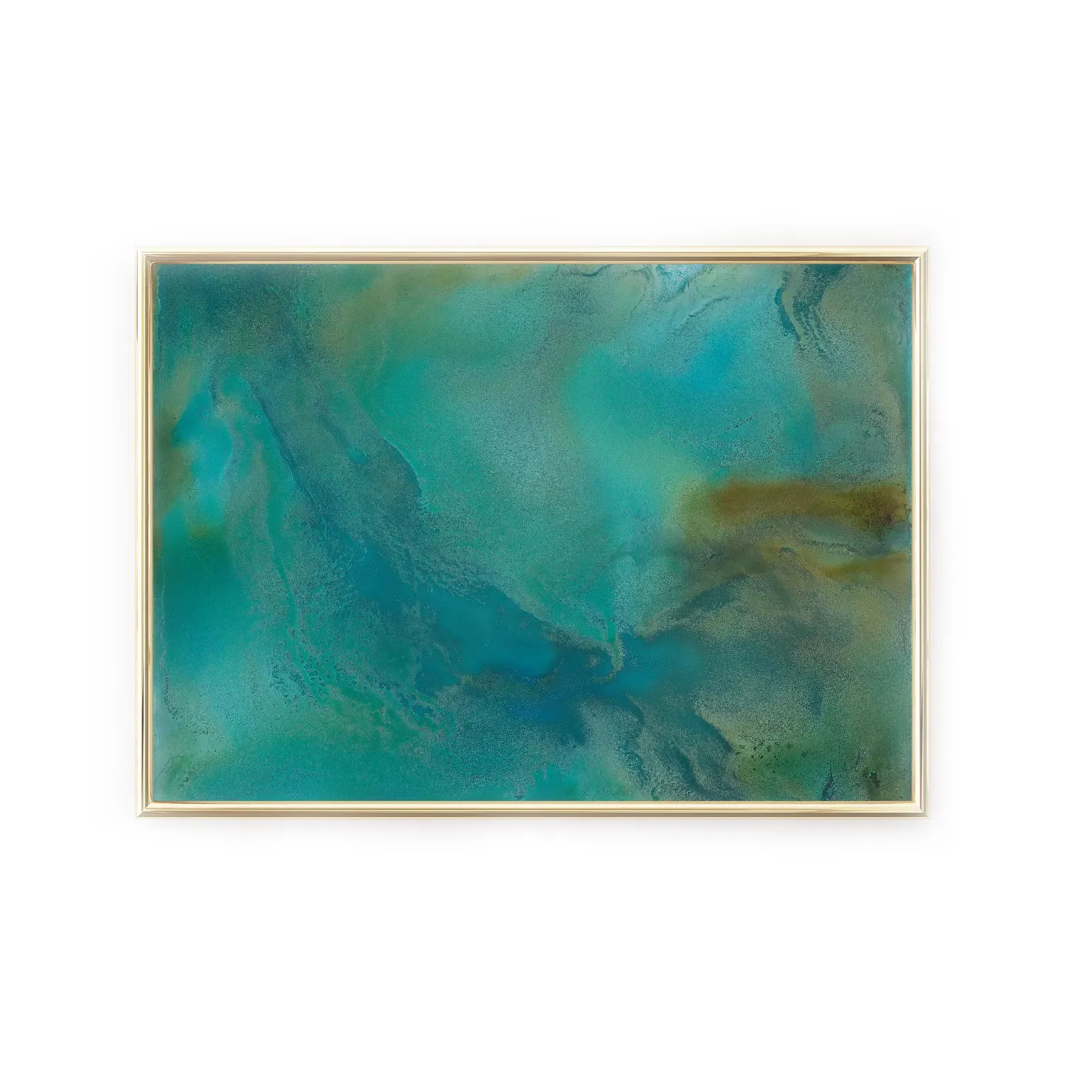 Blue Entwine A3 Fine Art Print - Blue image