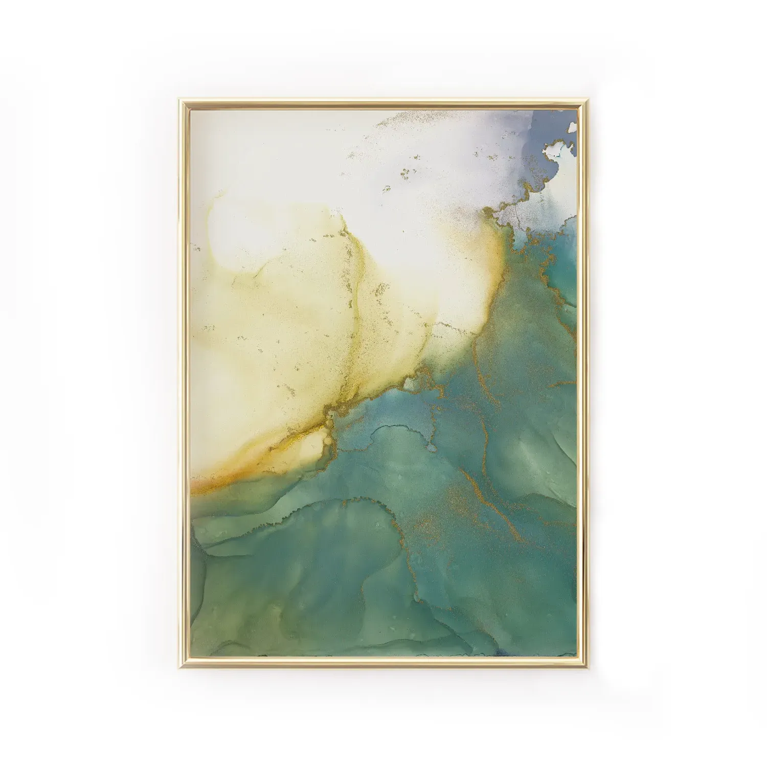 Green Growth A4 Fine Art Print - Green image