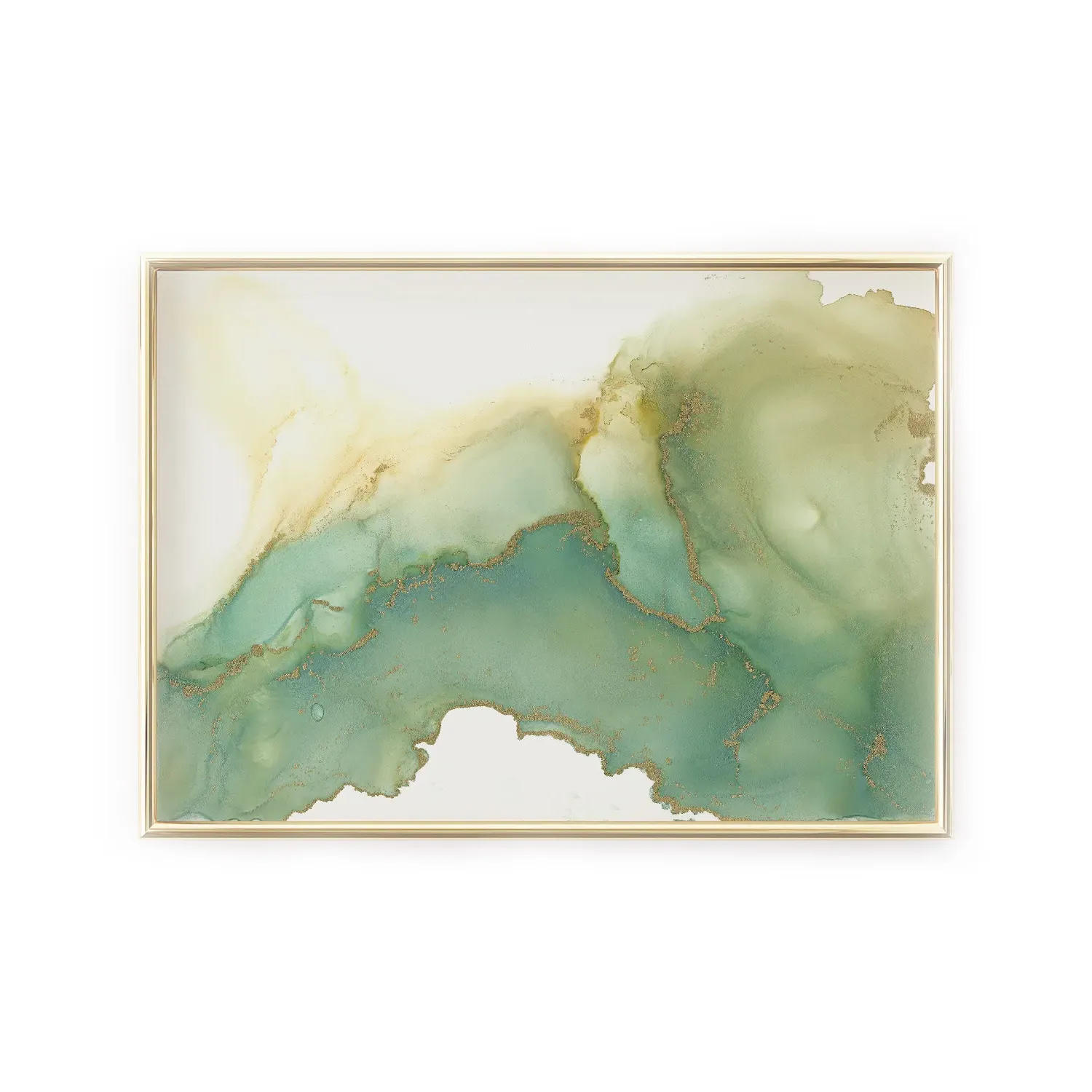 Green Hope A4 Fine Art Print - Green image