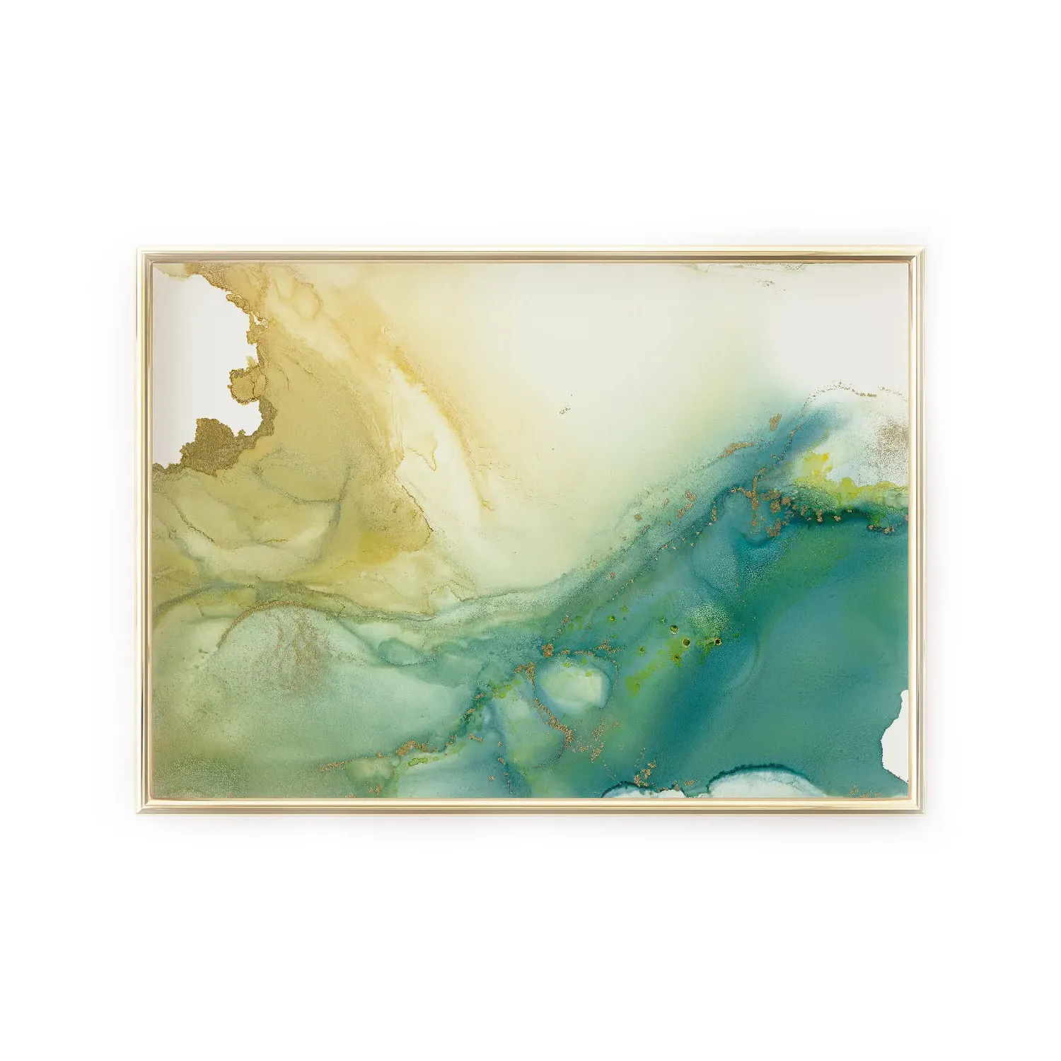 Health A4 Fine Art Print - Green