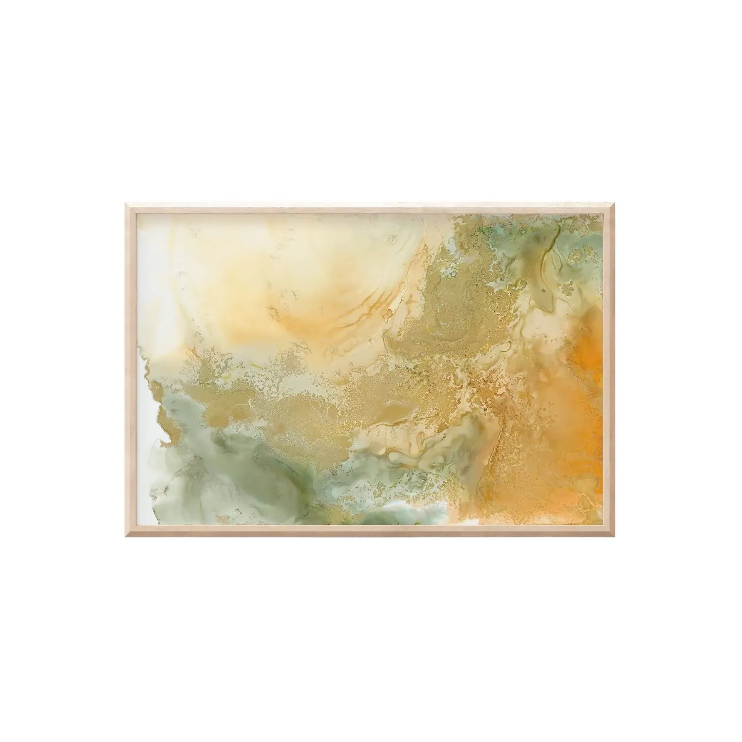 Moss Large Horizontal Fine Art Print - Yellow/Orange/Brown image
