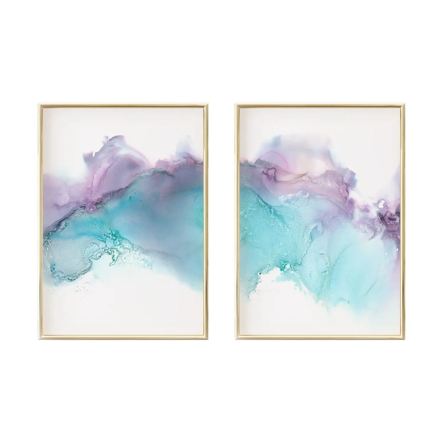 Restore A3 Fine Art Print - Purple, Blue