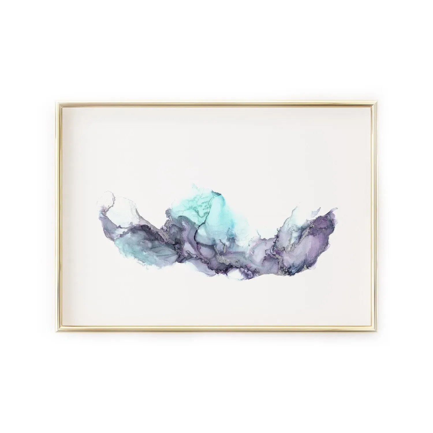 Sepia A3 Fine Art Print - Blue, Silver