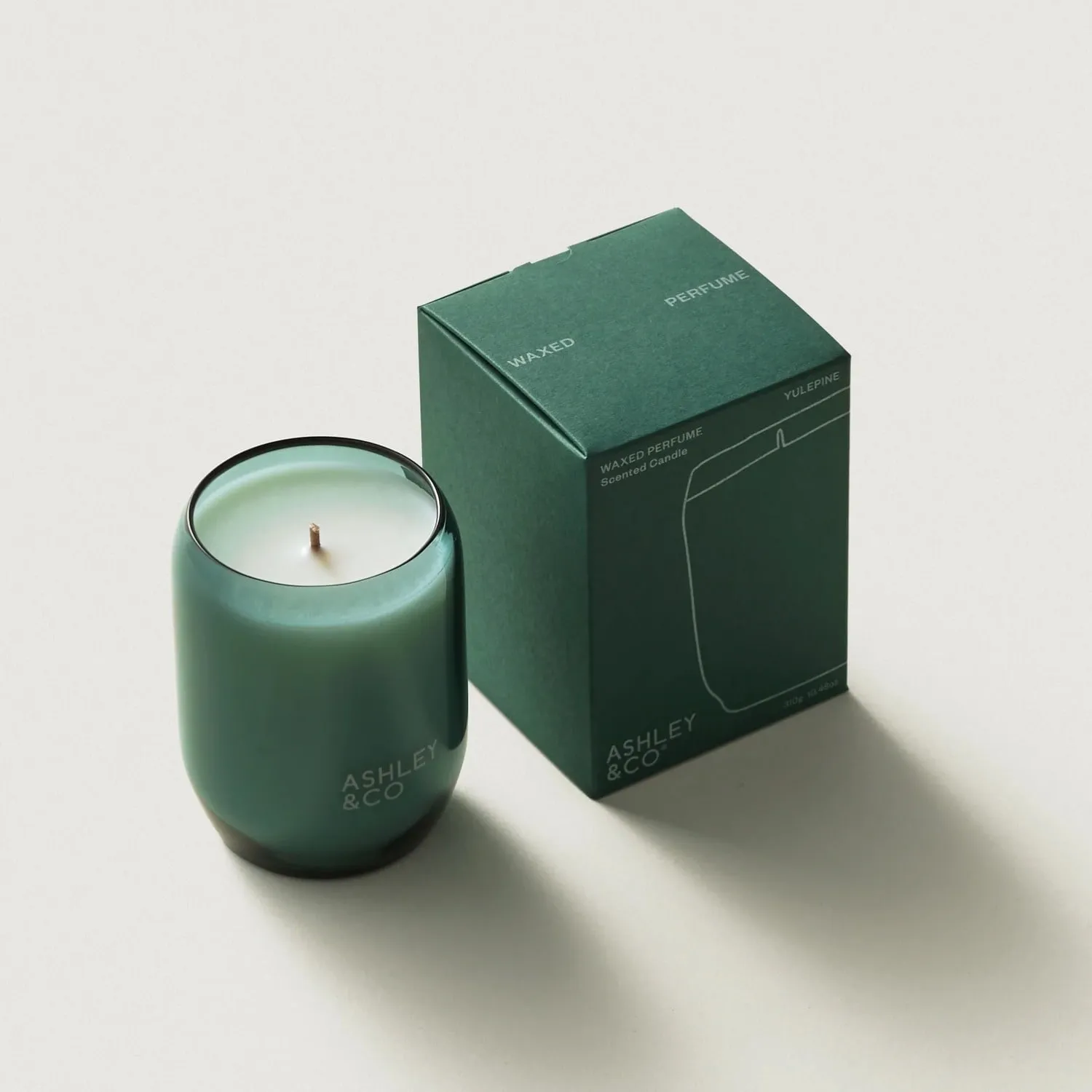 Yulepine Siberian Pine Scented Candle - Teal image