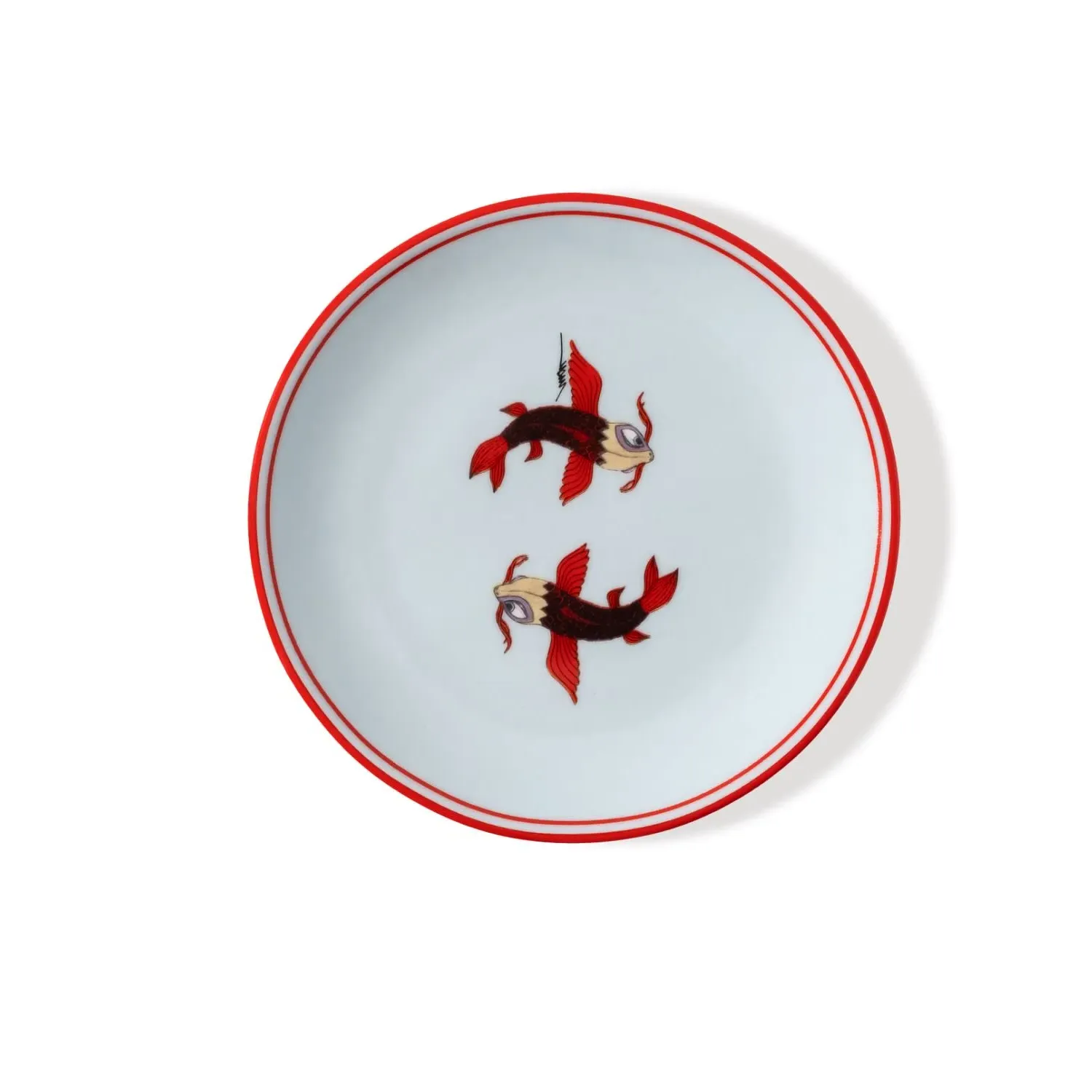 I Believe In Good Collection Appetizer Plate - Blue, Porcelain