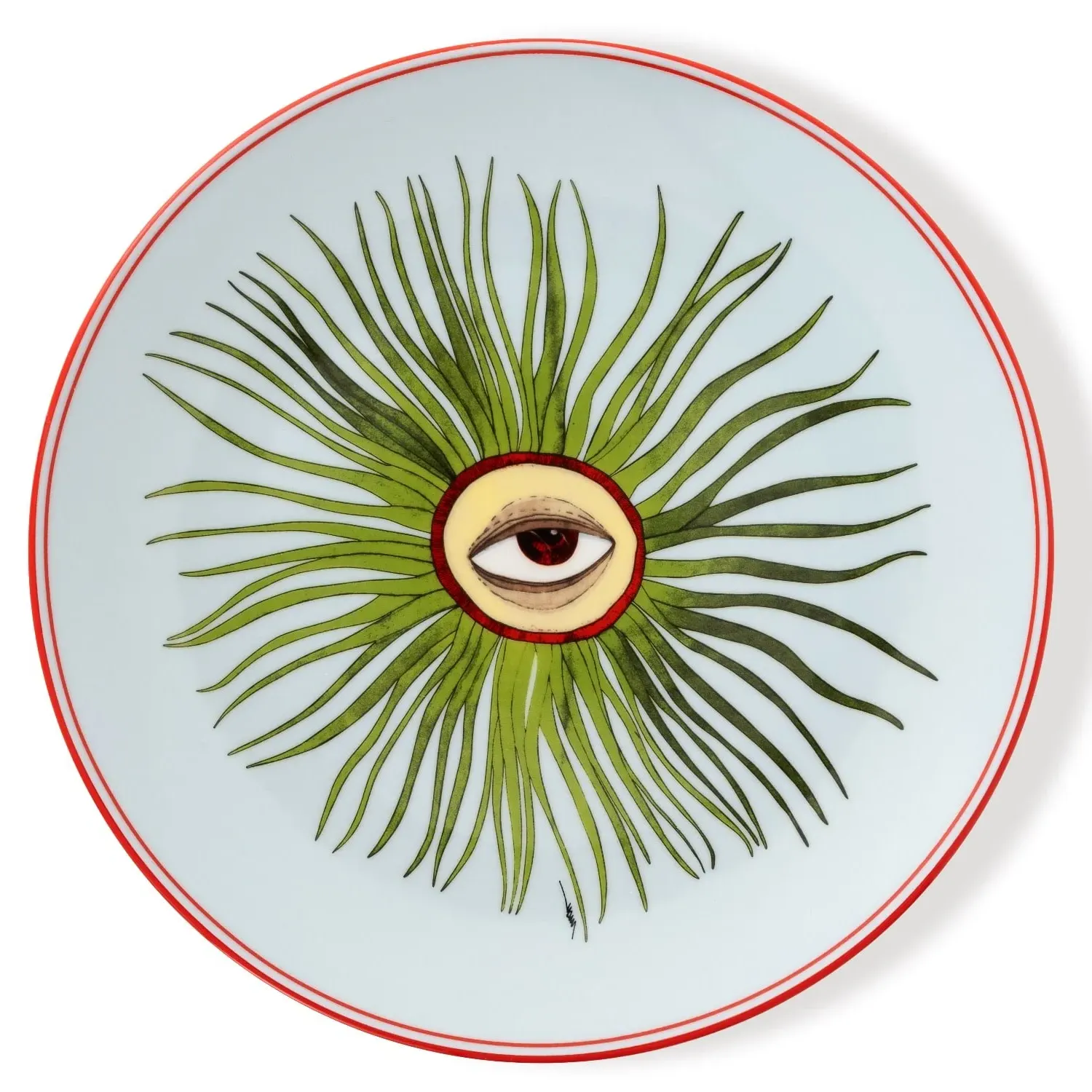 I Believe In Good Collection Dinner Plate - Blue, Porcelain