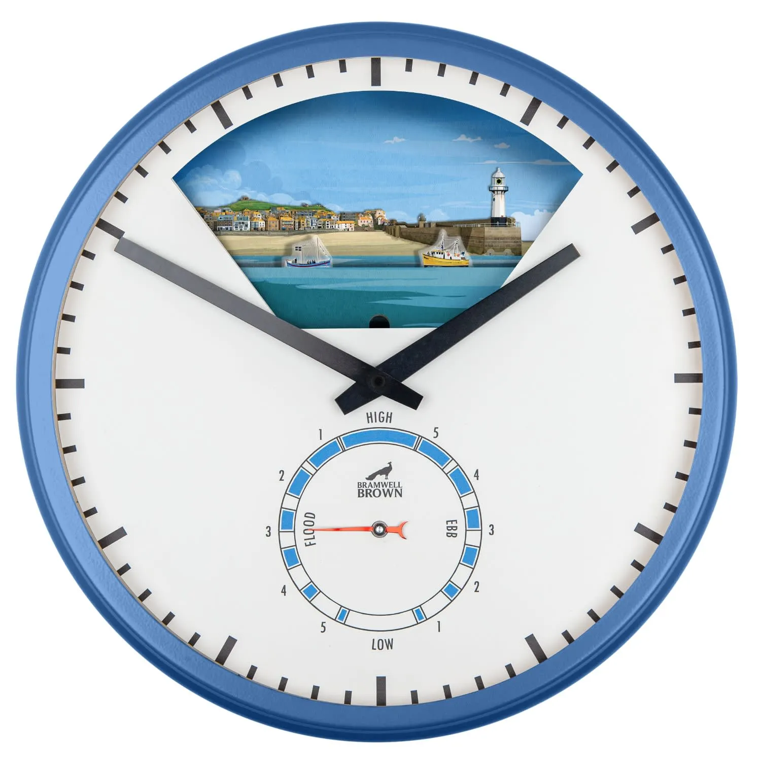 St Ives Cornwall Limited Edition Tide Clock - Blue