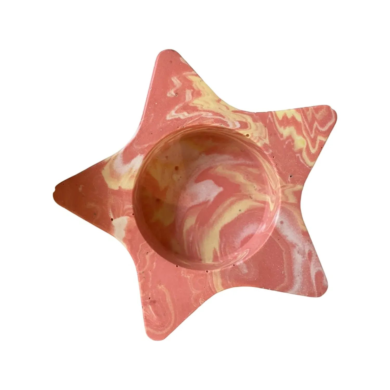 Large Starry Tealight Holder - Red