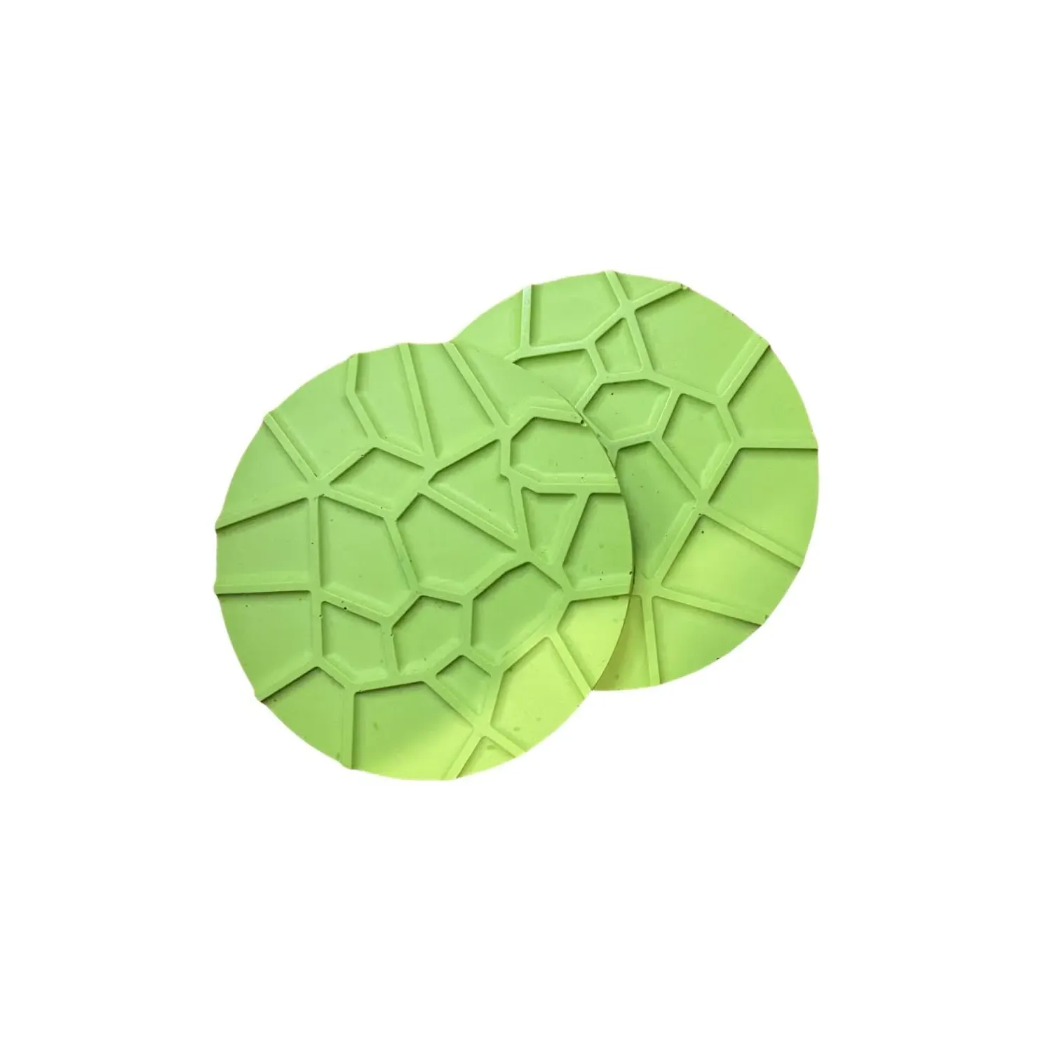 Webbed Coasters - Lime Green image