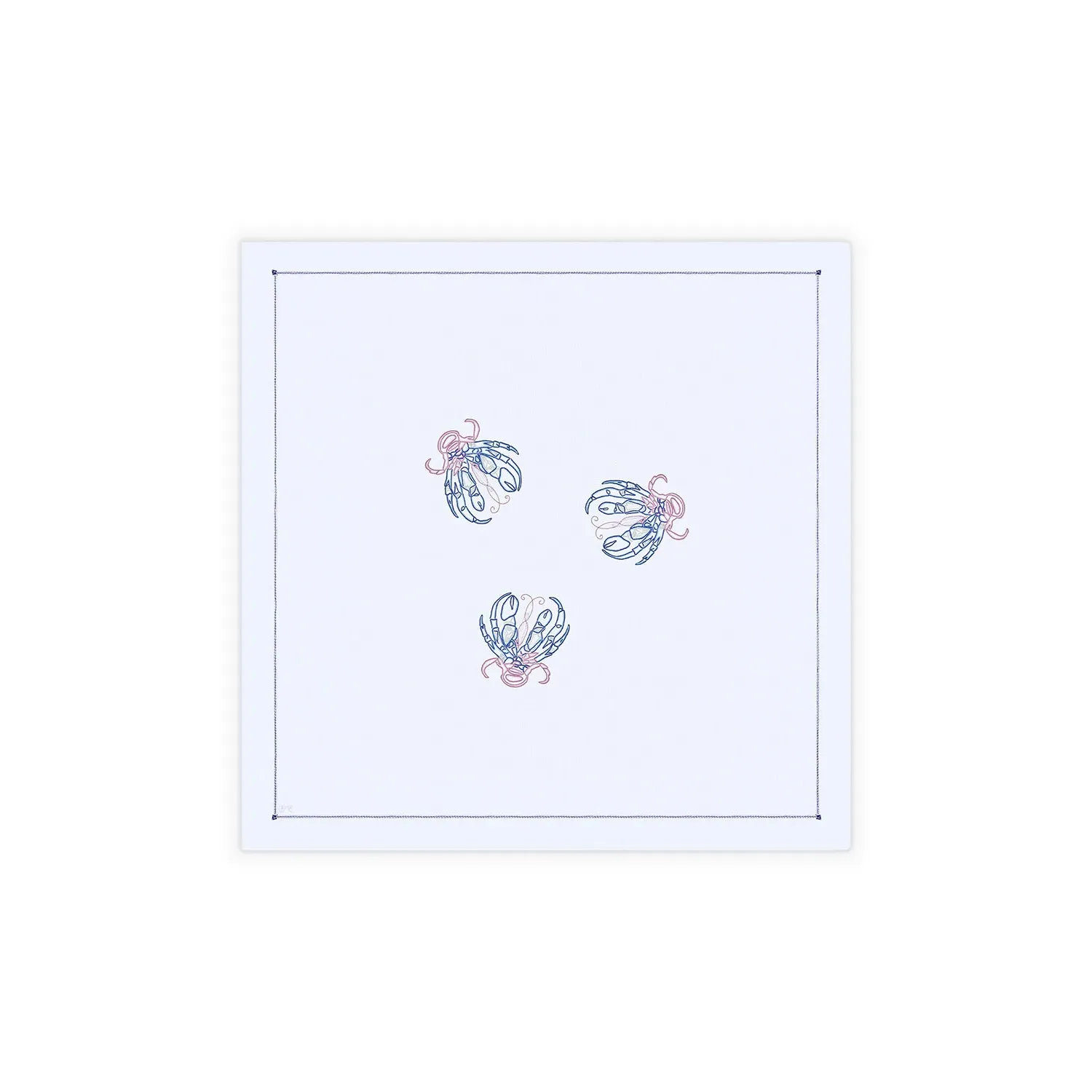 Lagosta Small Tablecloth - White, Linen