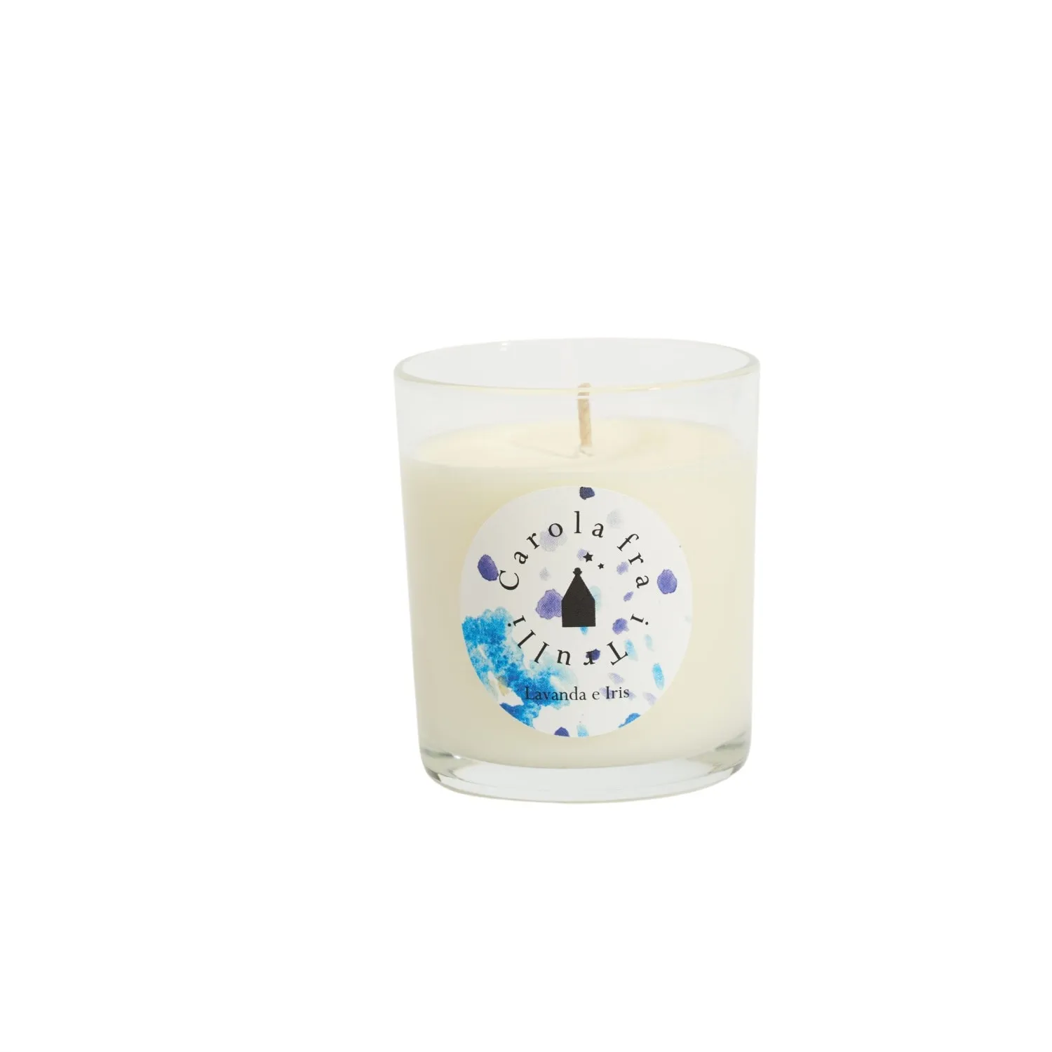 Scented Soy Wax Candle Lavender Iris Fragrance - Purple, Soy Wax