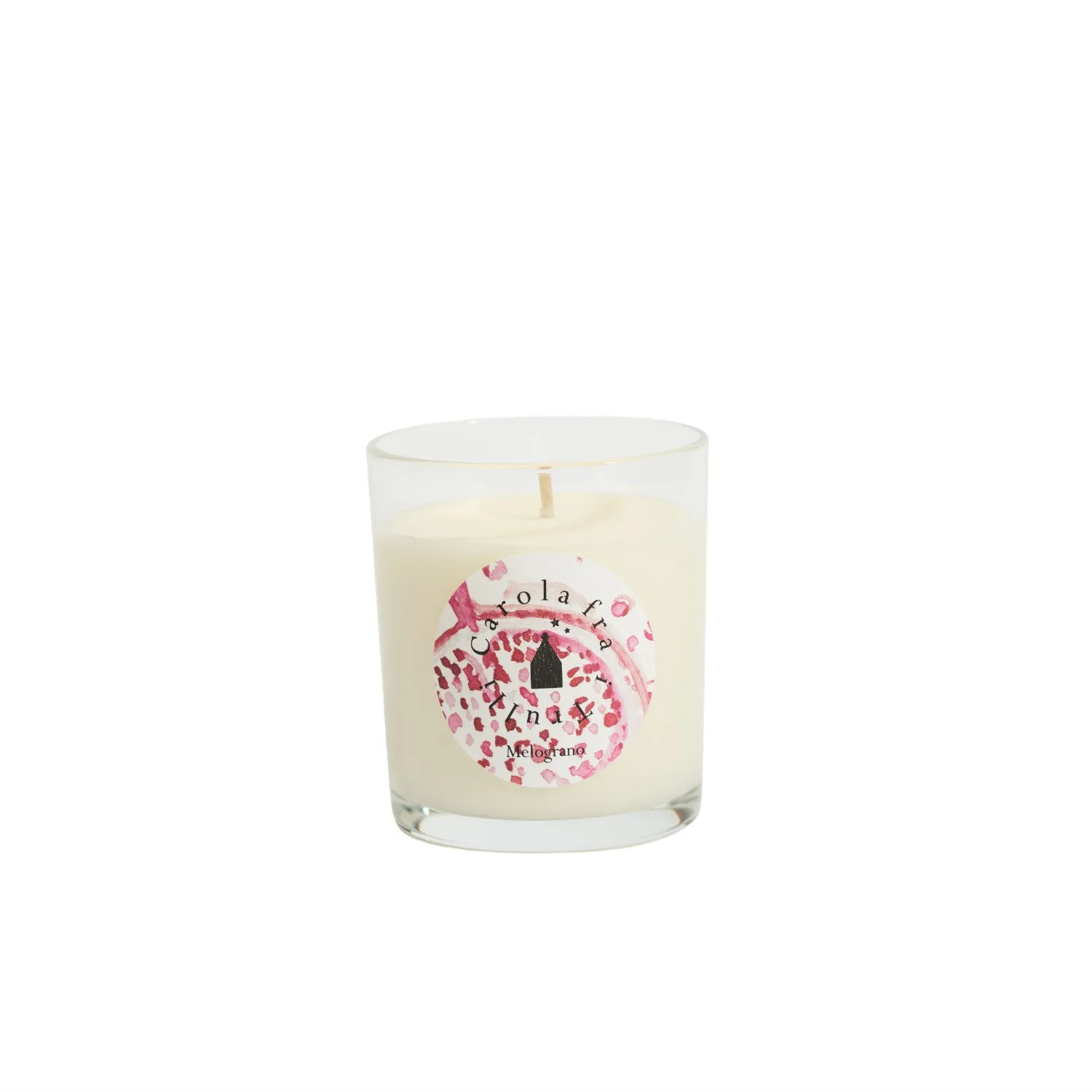 Scented Soy Wax Candle Pomegranate Fragrance - Red, Soy Wax image