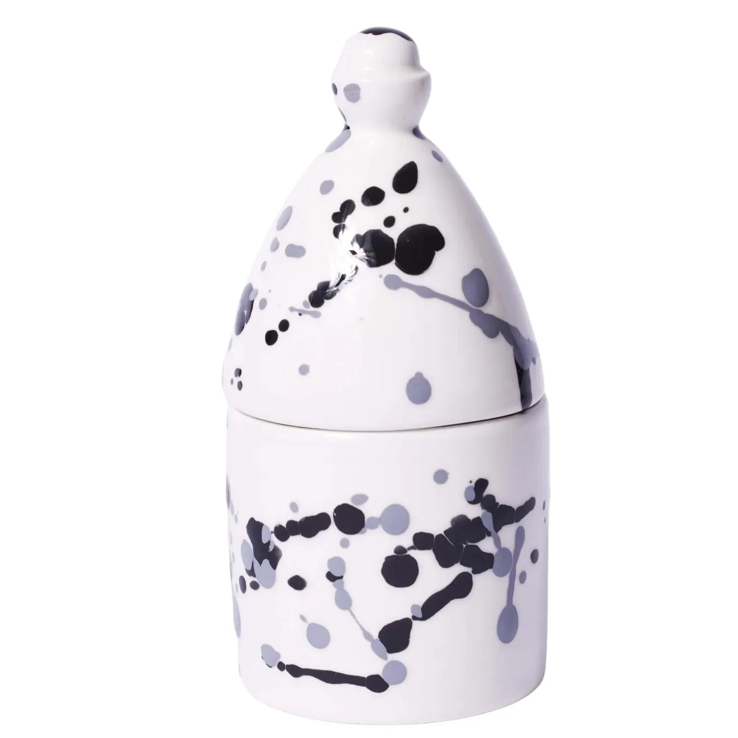 Trullo Candle Holder with Almond Tree Scented Candle - White image