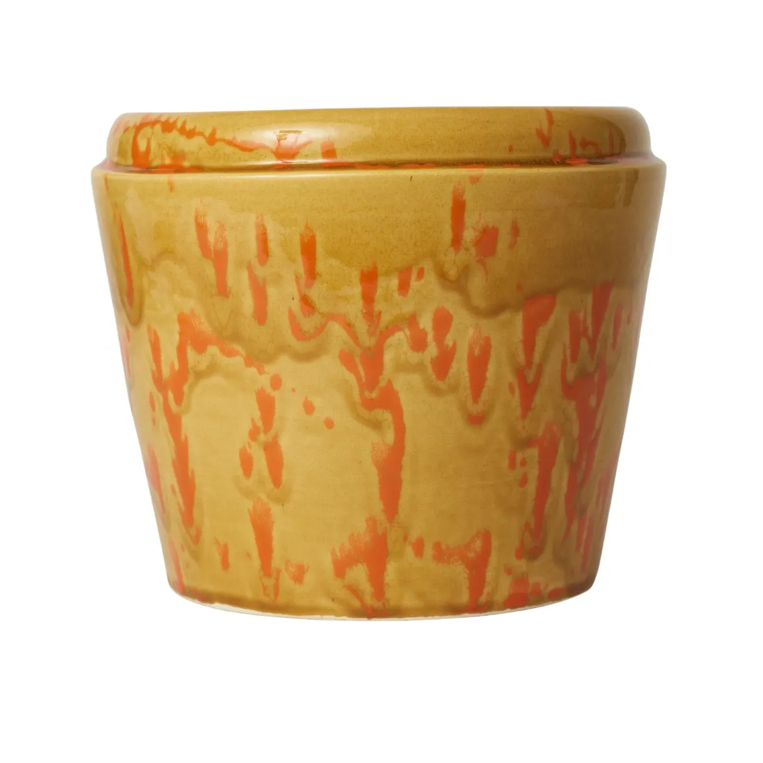 Vaso Large Cachepot Vase - Brown, Ceramic