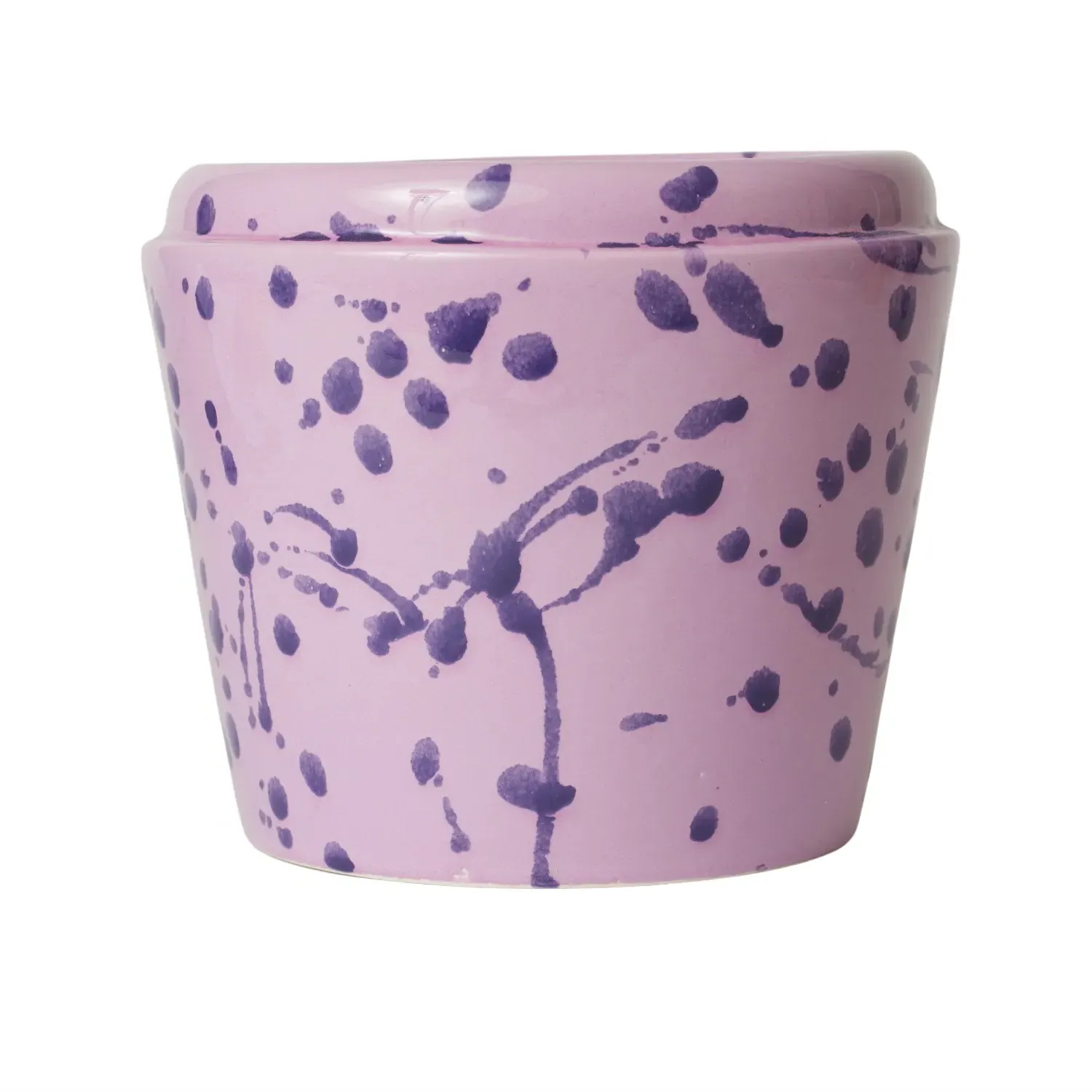 Vaso Large Cachepot Vase - Purple, Ceramic