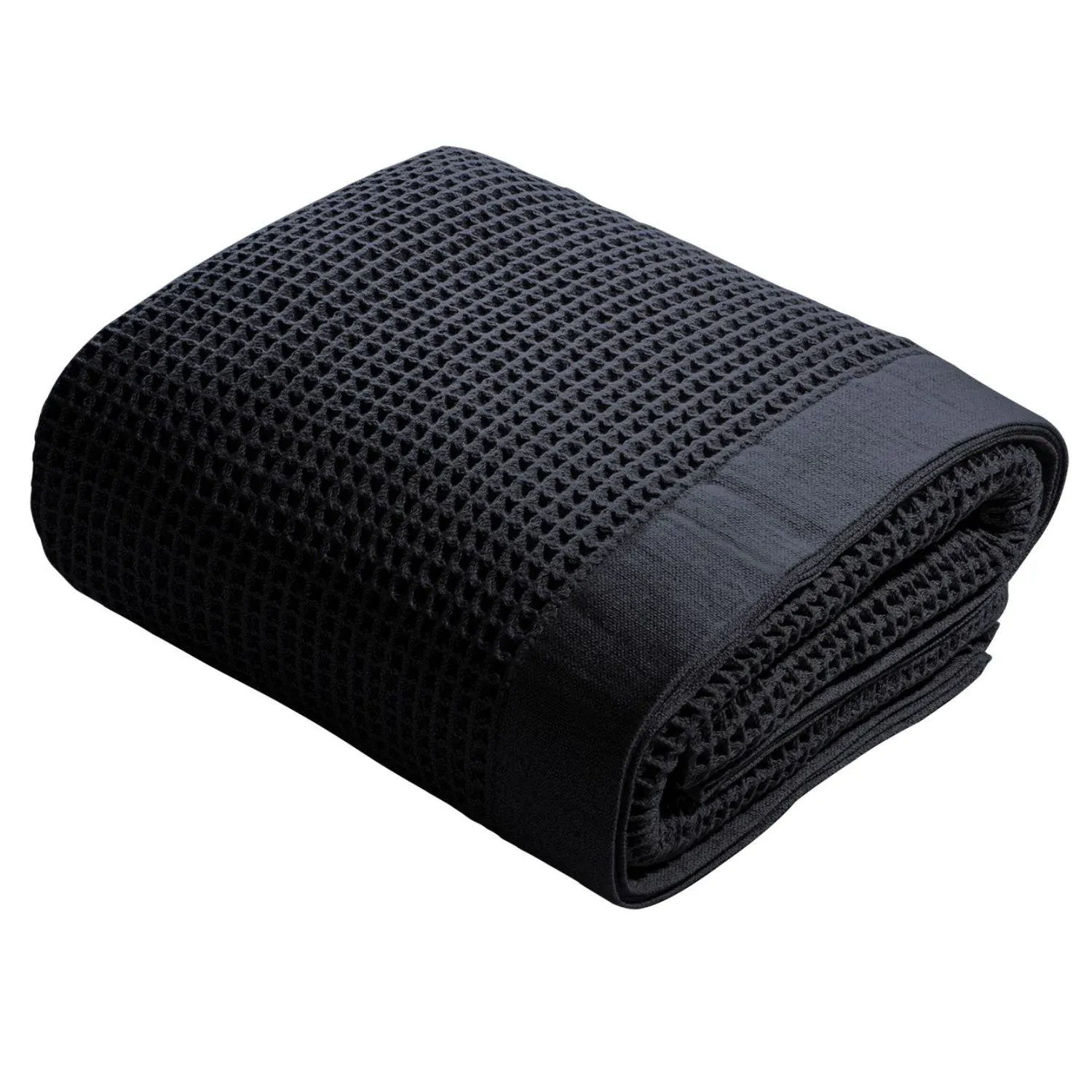 The Blanket Throw Blanket - Black, Cotton image