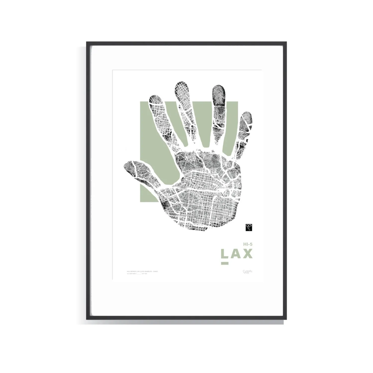 Hi-Five Series Lax A3 Limited Edition Print - Green