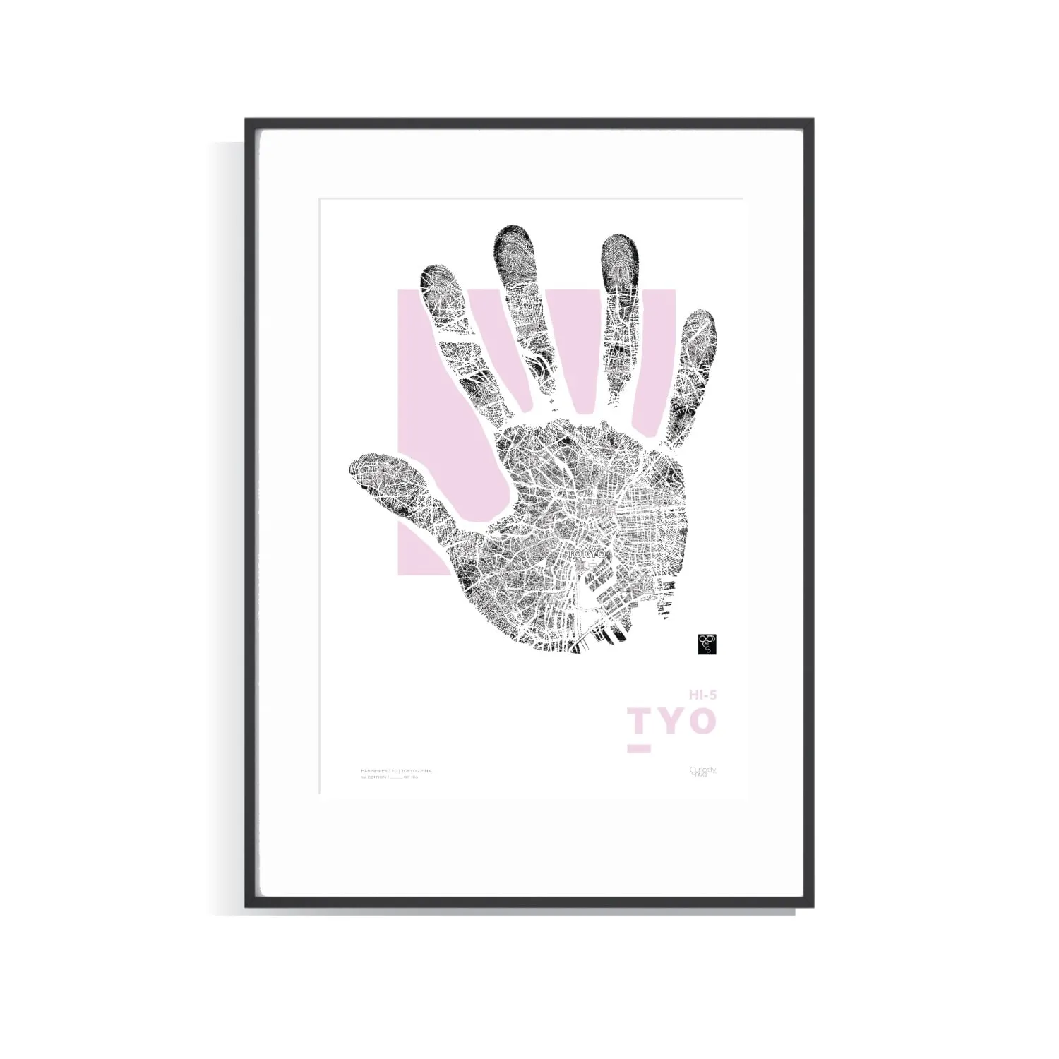 Hi-Five Series Tokyo A3 Limited Edition Print - Pink