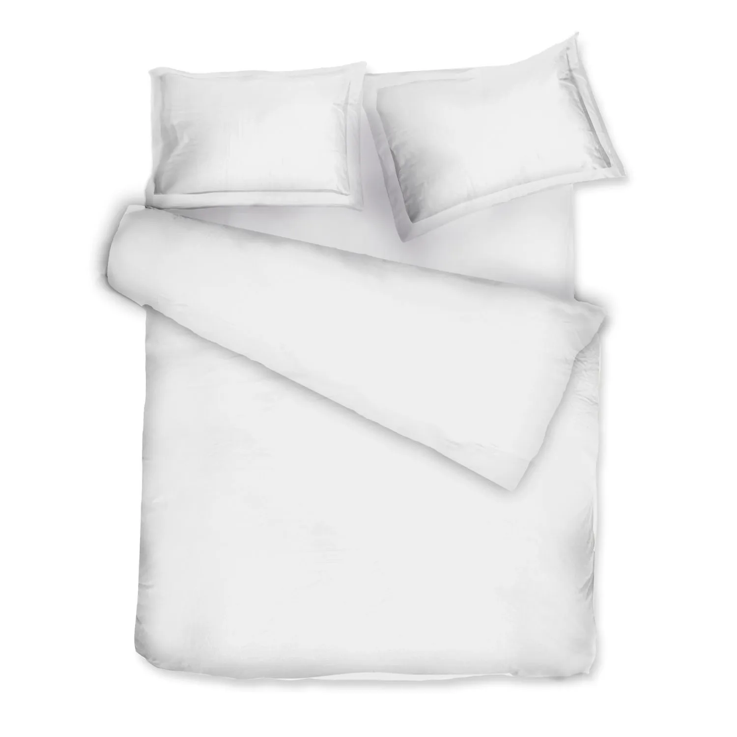 Alu Double Cotton Bedding Set - Light Grey