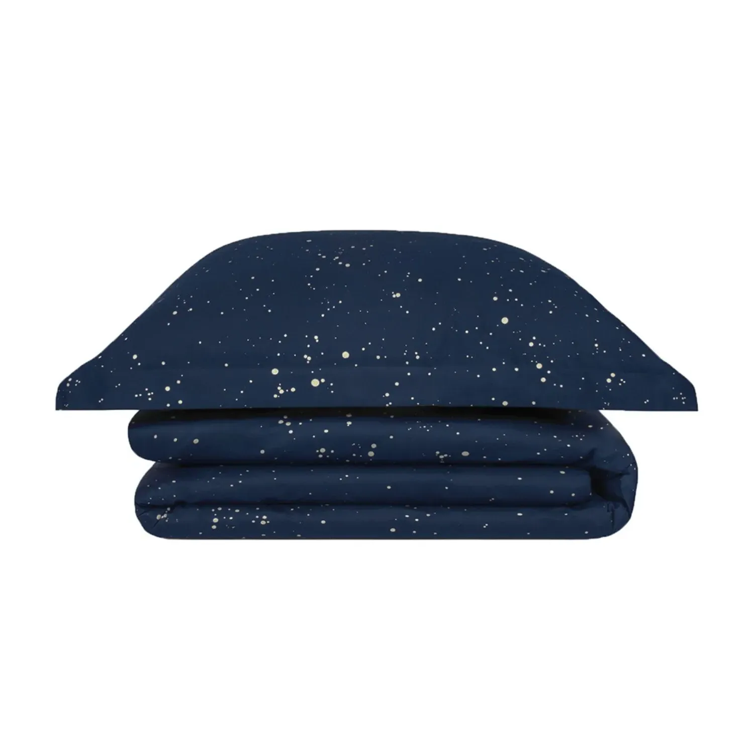 Cosmos Twin Cotton Bedding Set - Blue