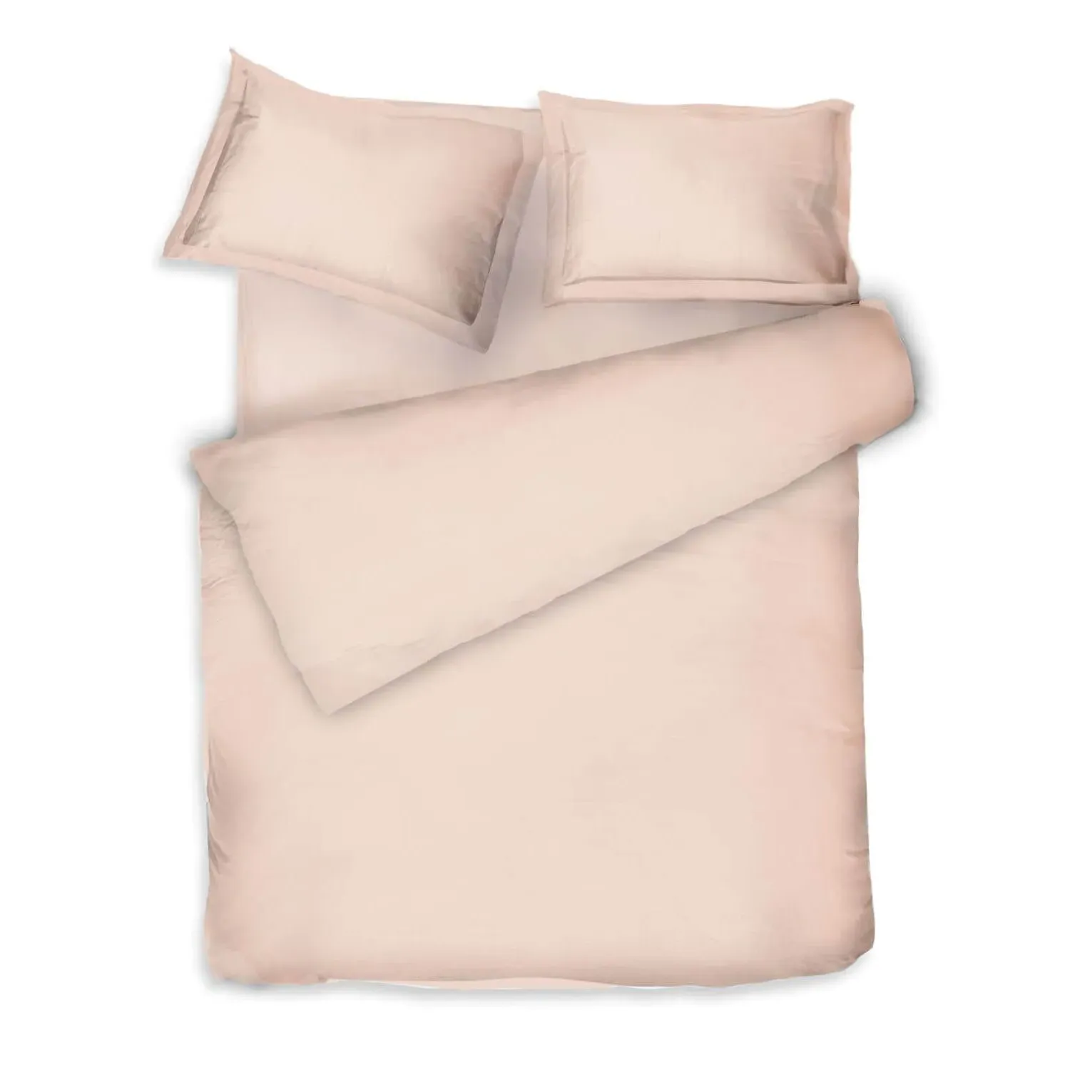 Cotton Bedding Set - Creamy Peach