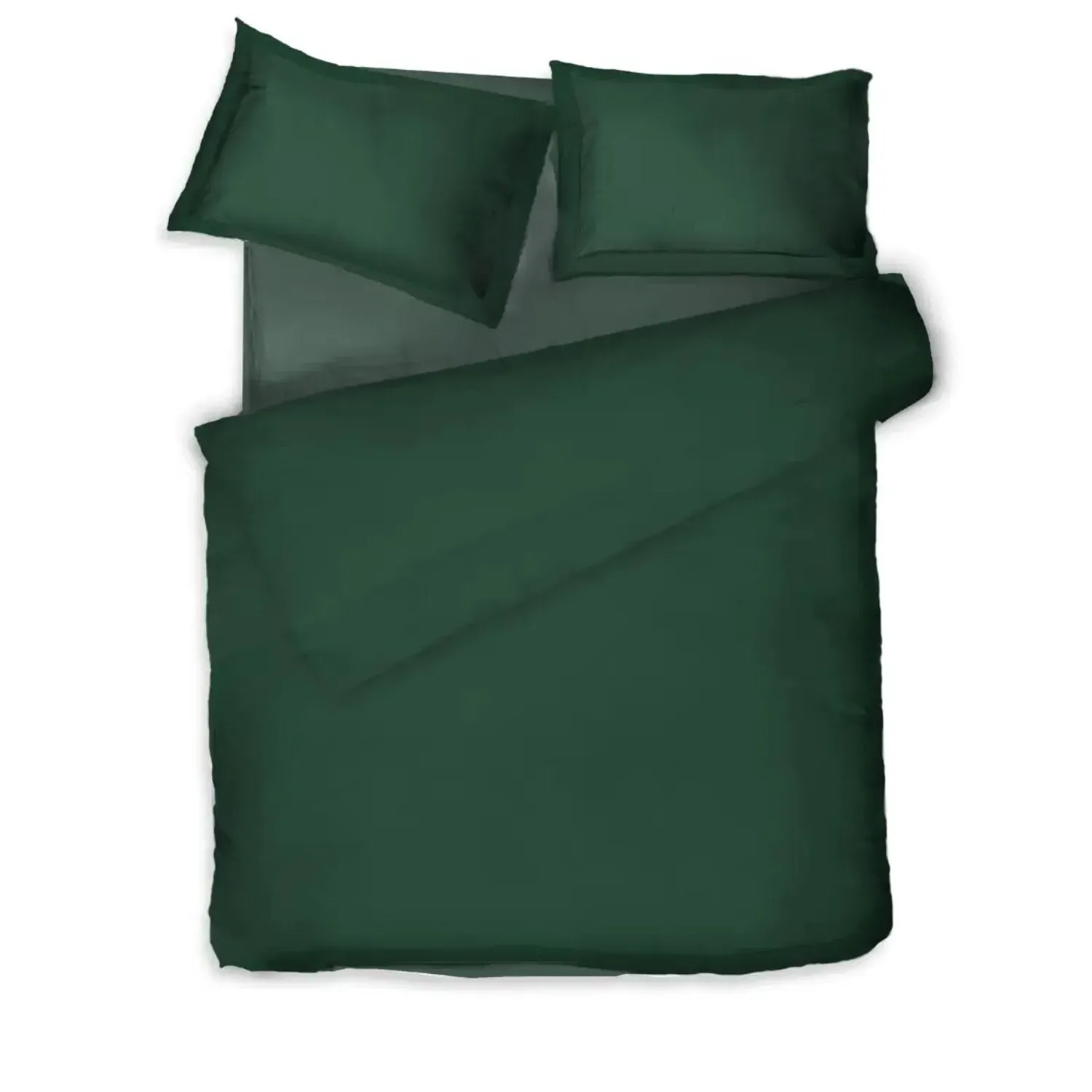 Cotton Bedding Set - Royal Green