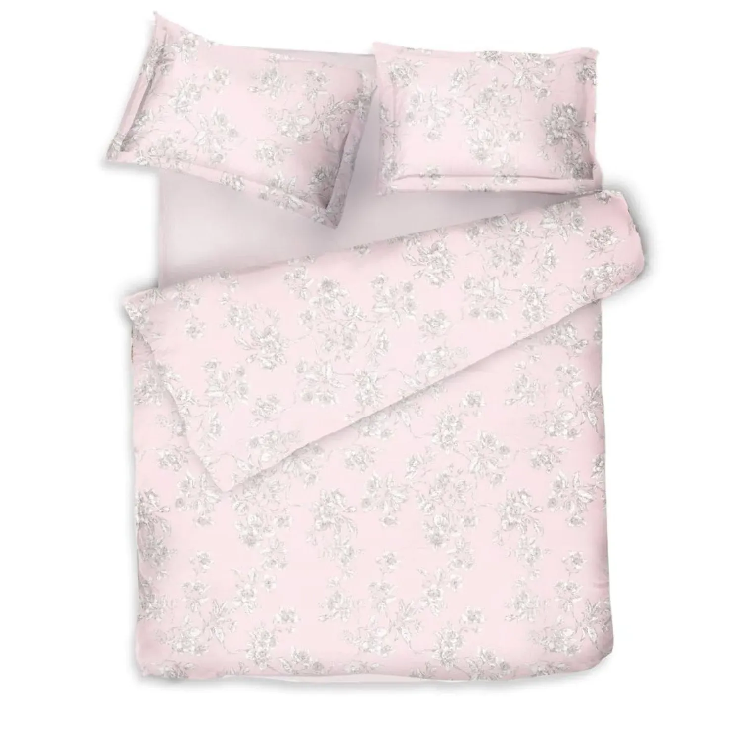 Eden Single Bedding Set - Primrose Pink, Cotton Sateen