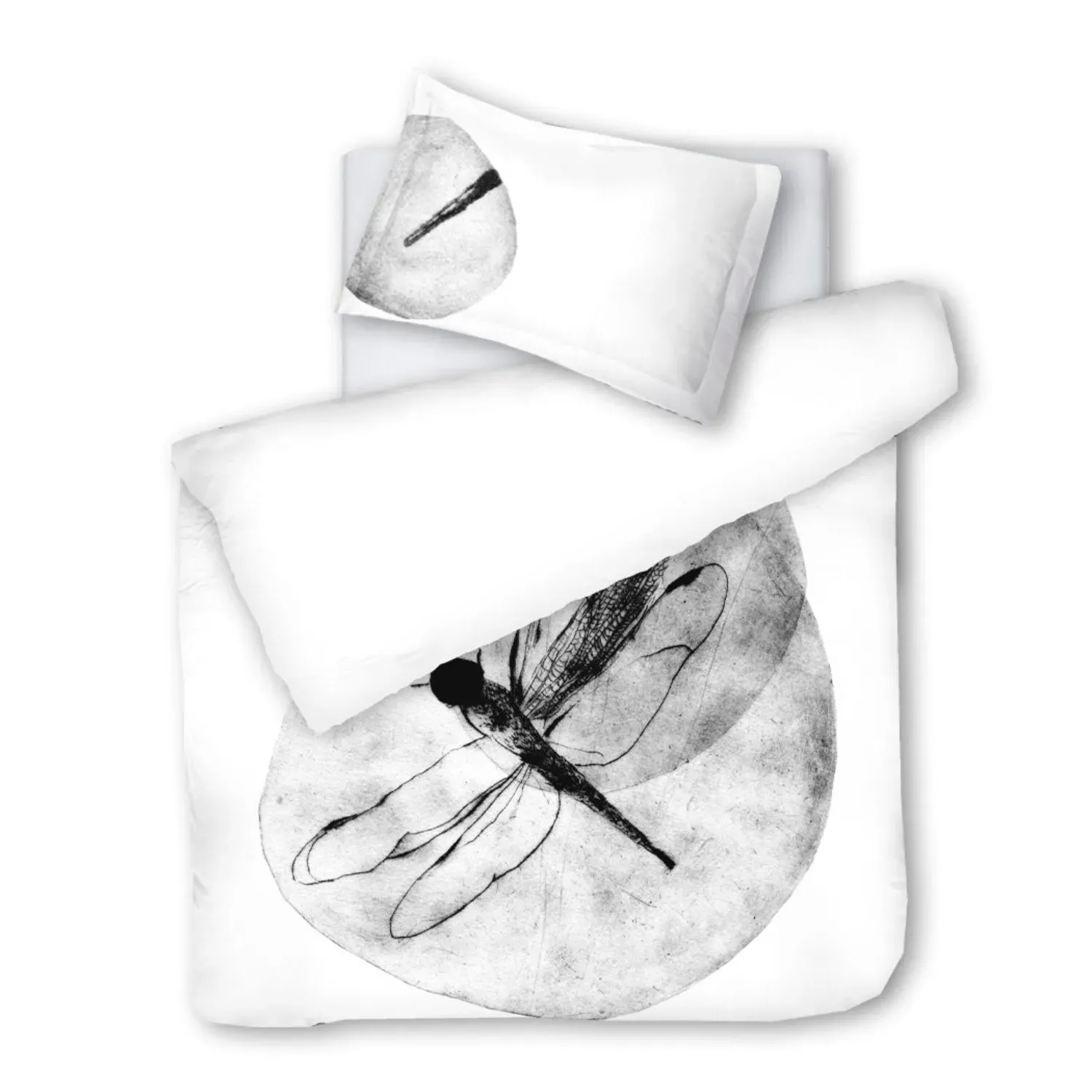 Flight US Twin Bedding Set - White, Cotton Sateen