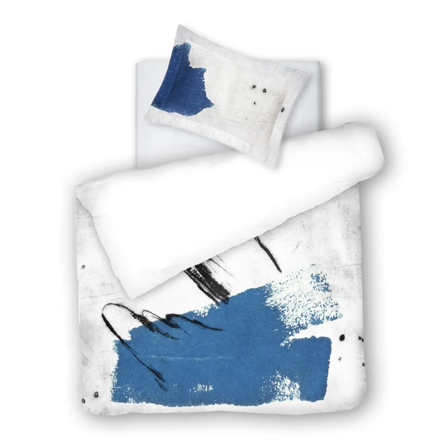 Inspiration UK Single Bedding Set - White, Cotton image