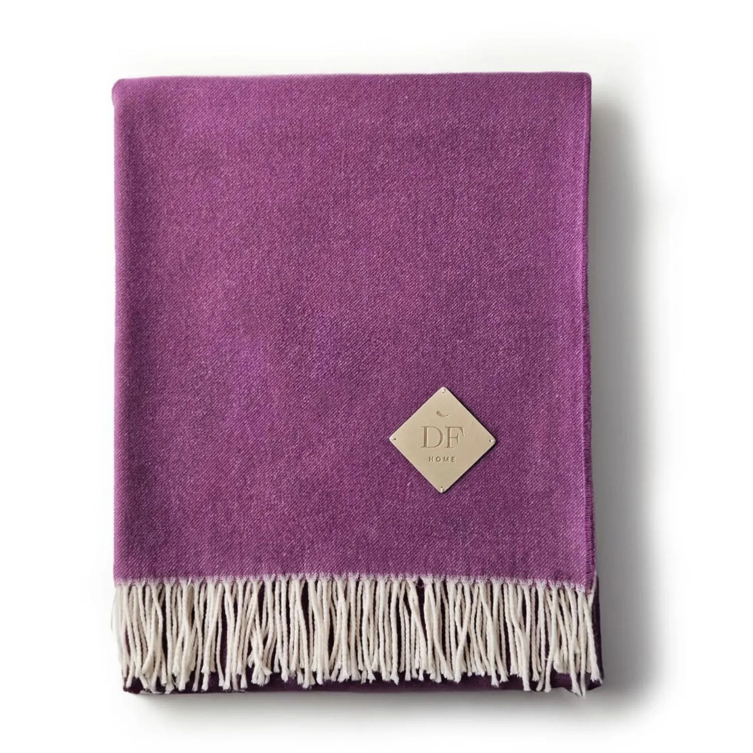 Kashwool Throw - Purple, Merino Wool