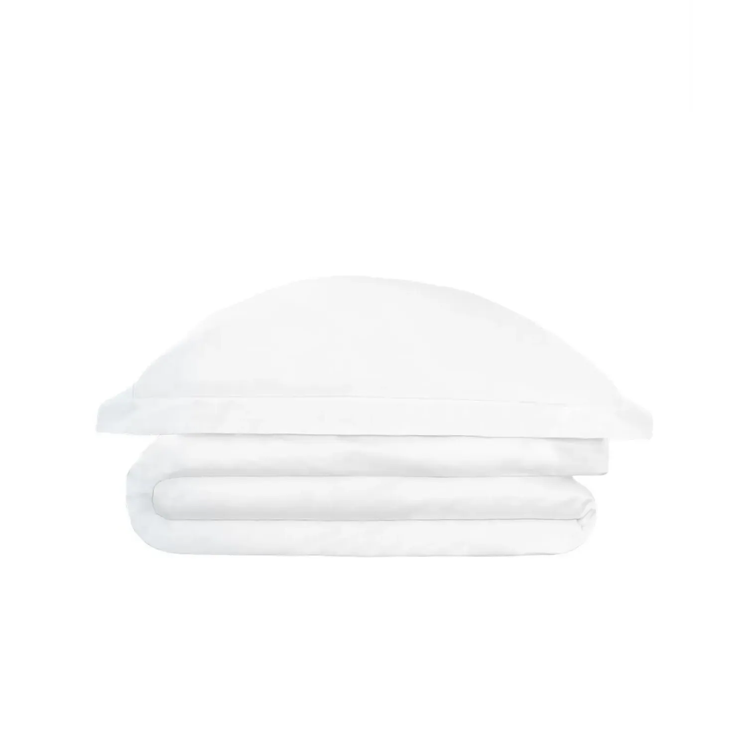 King Size Sateen Bed Linen Set - White