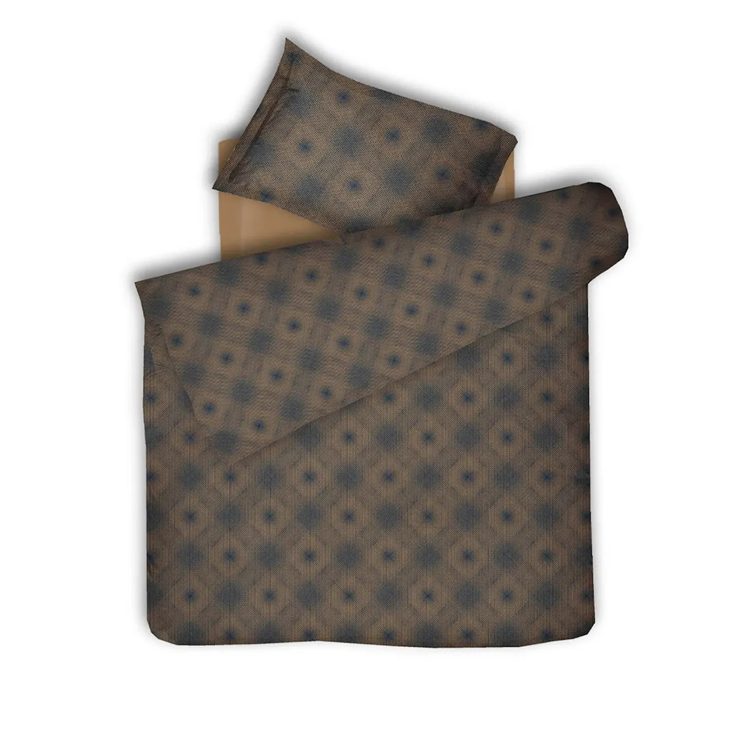 Mirage Single Sateen Bed Linen Set - Gold, Cotton image