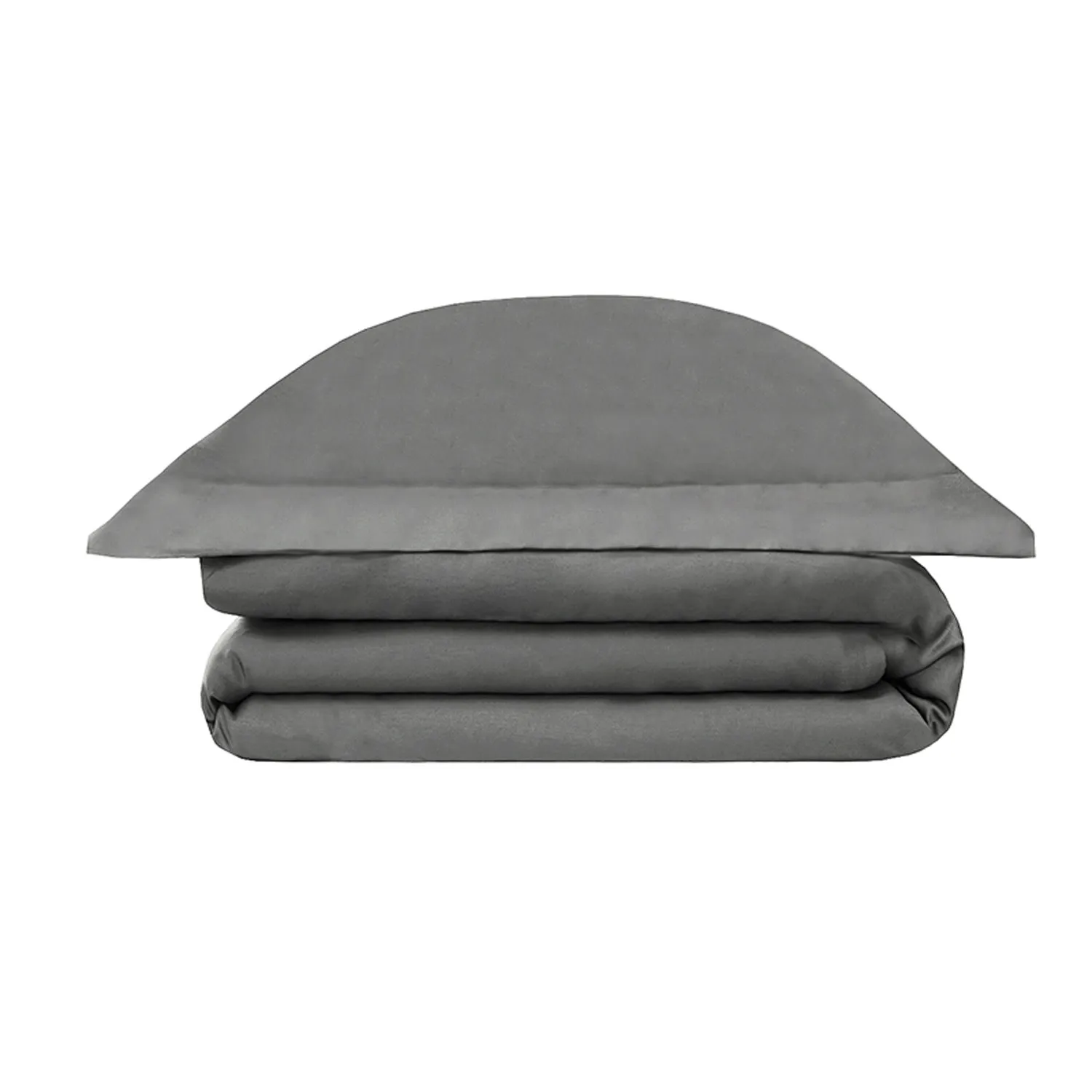Sateen Bed Linen Set Black Sand - Black/Grey, Cotton