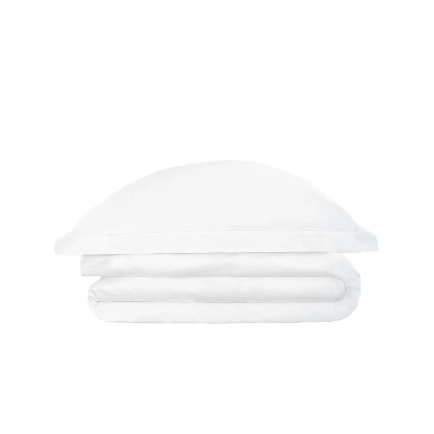 Sateen Bed Linen Set Optical White - White, Cotton