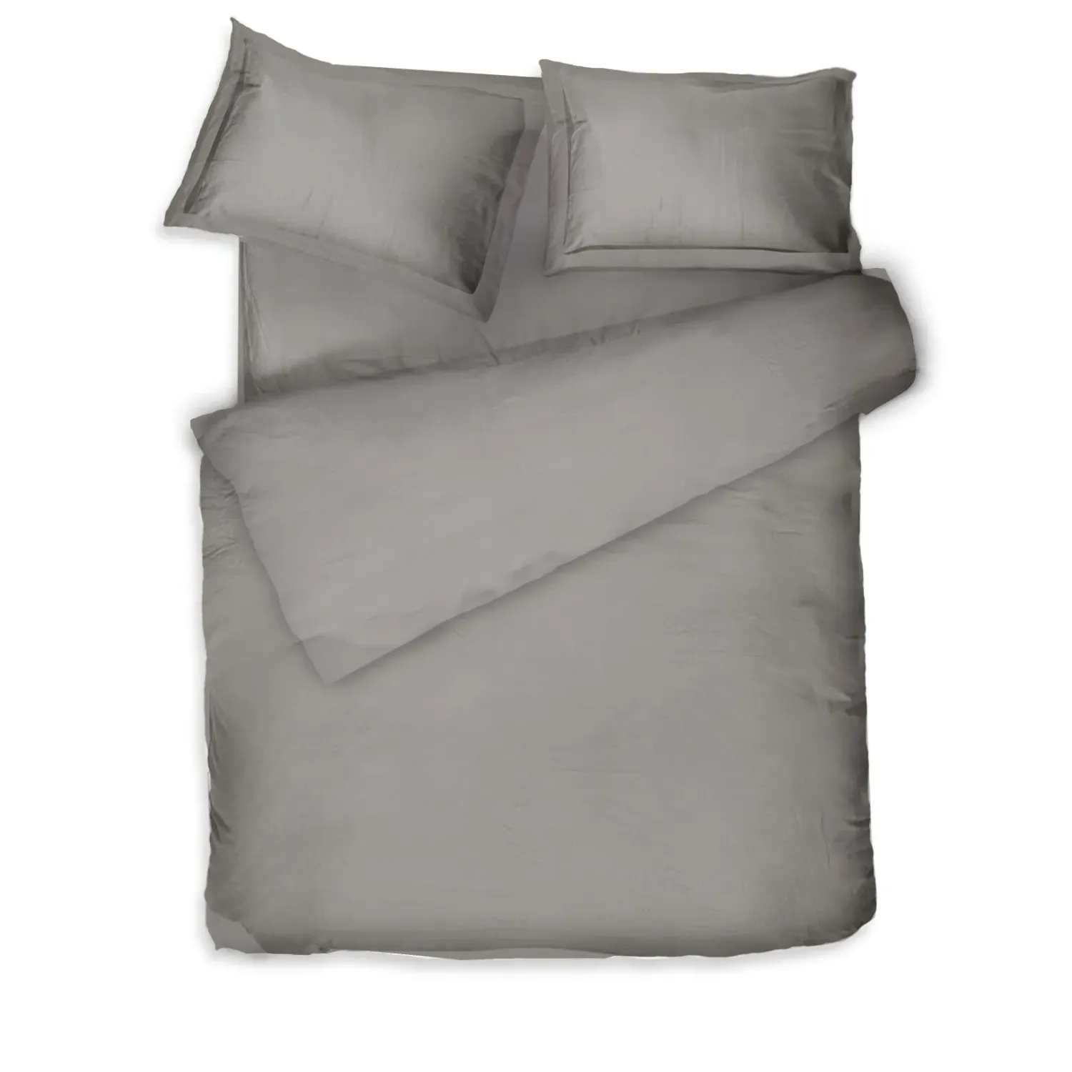 Single Sateen Bed Linen Set - Taupe