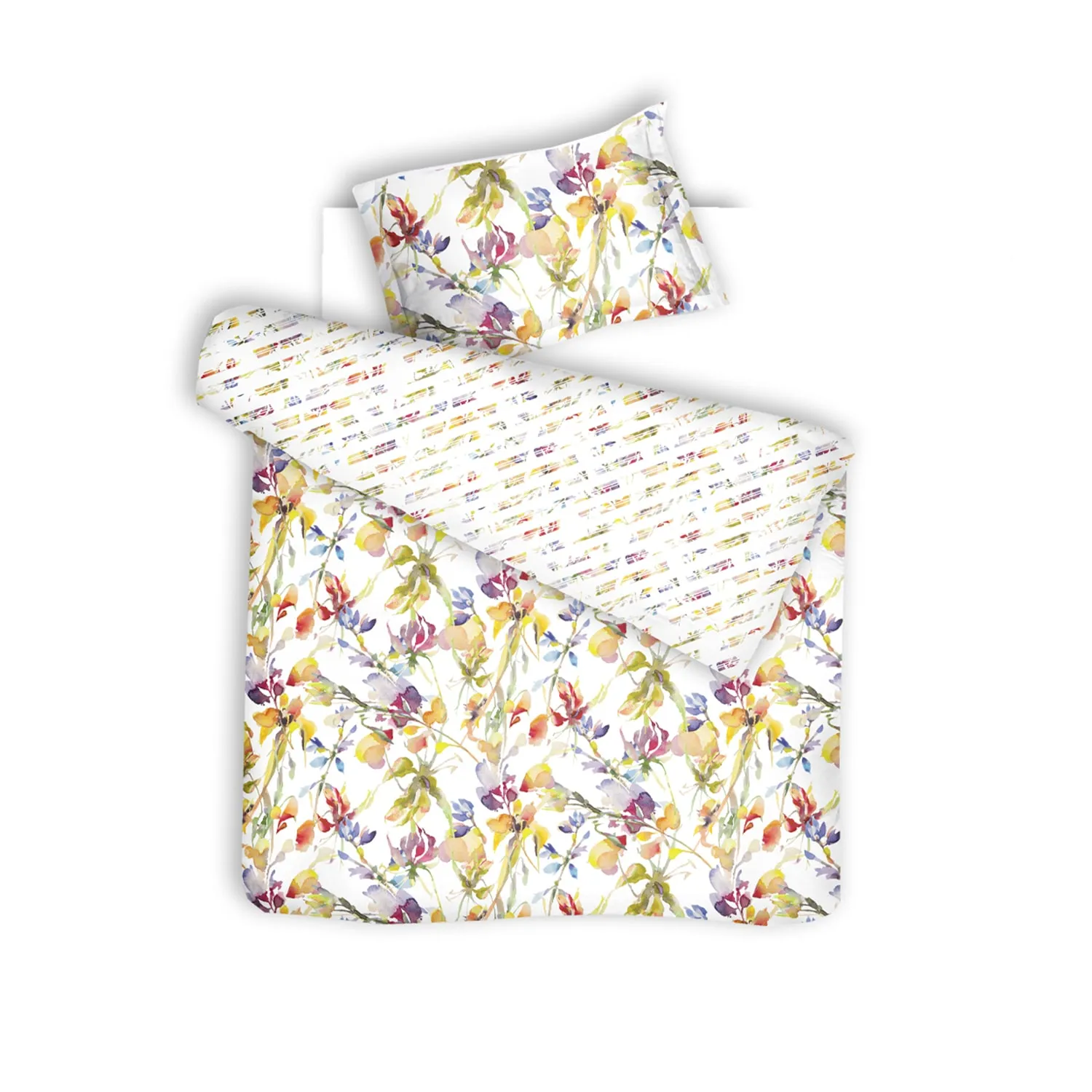 Twin Sateen Bed Linen Set - White