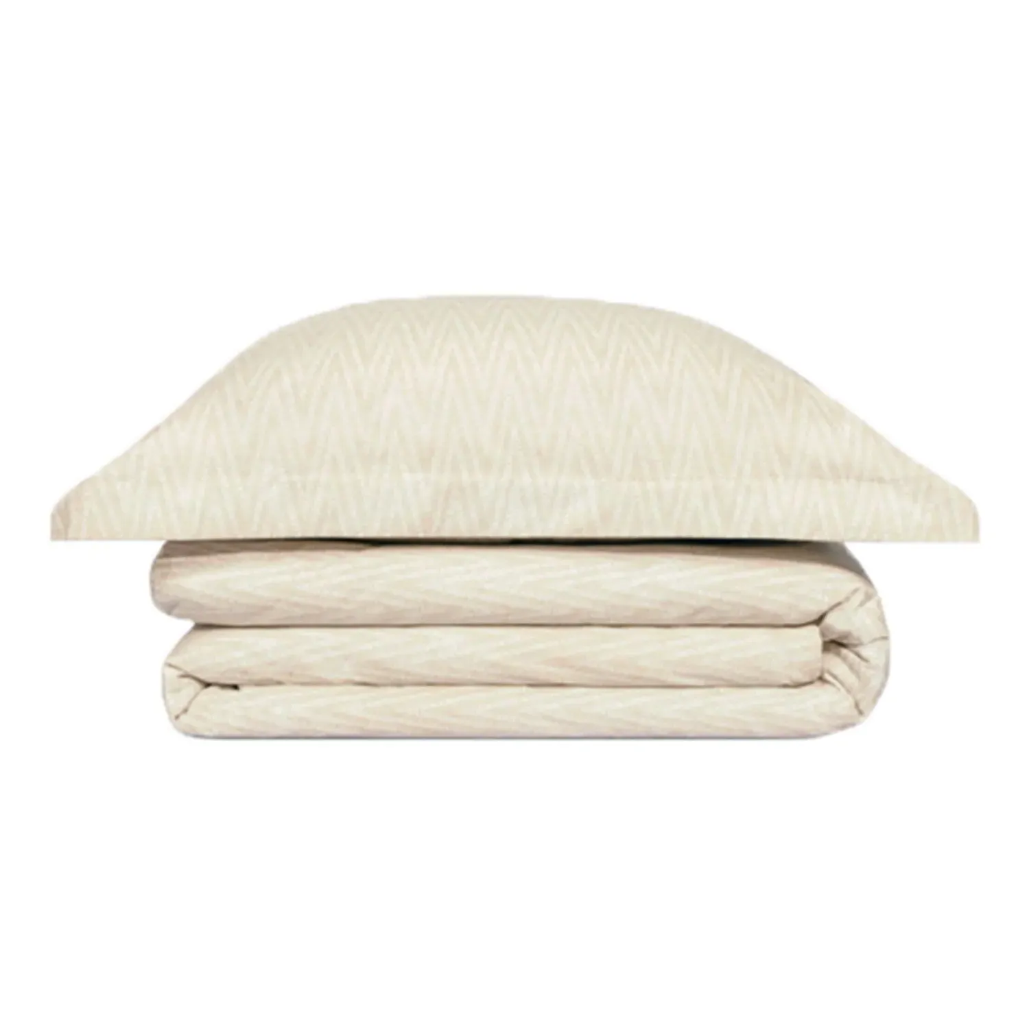 Twist Gold Single Bedding Set - Gold, Cotton