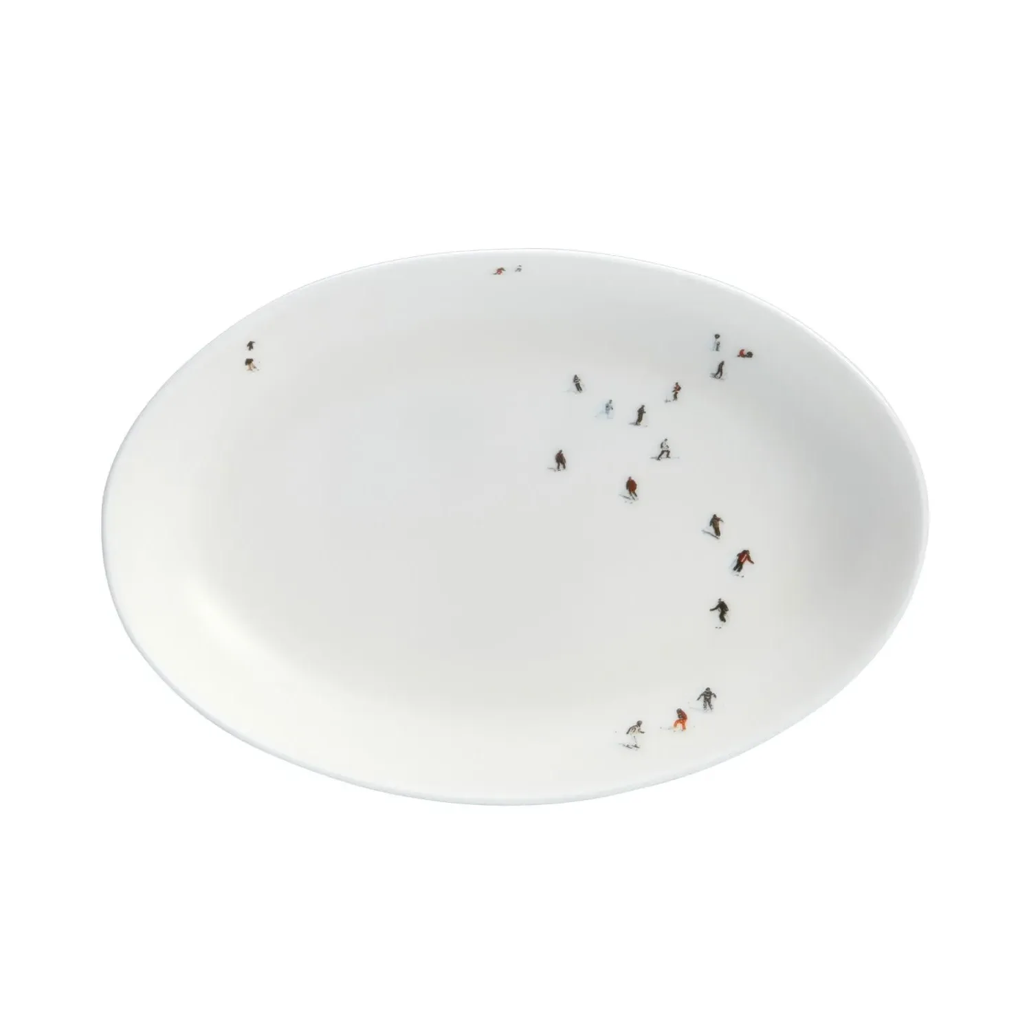 Skier Keep All Dish - White